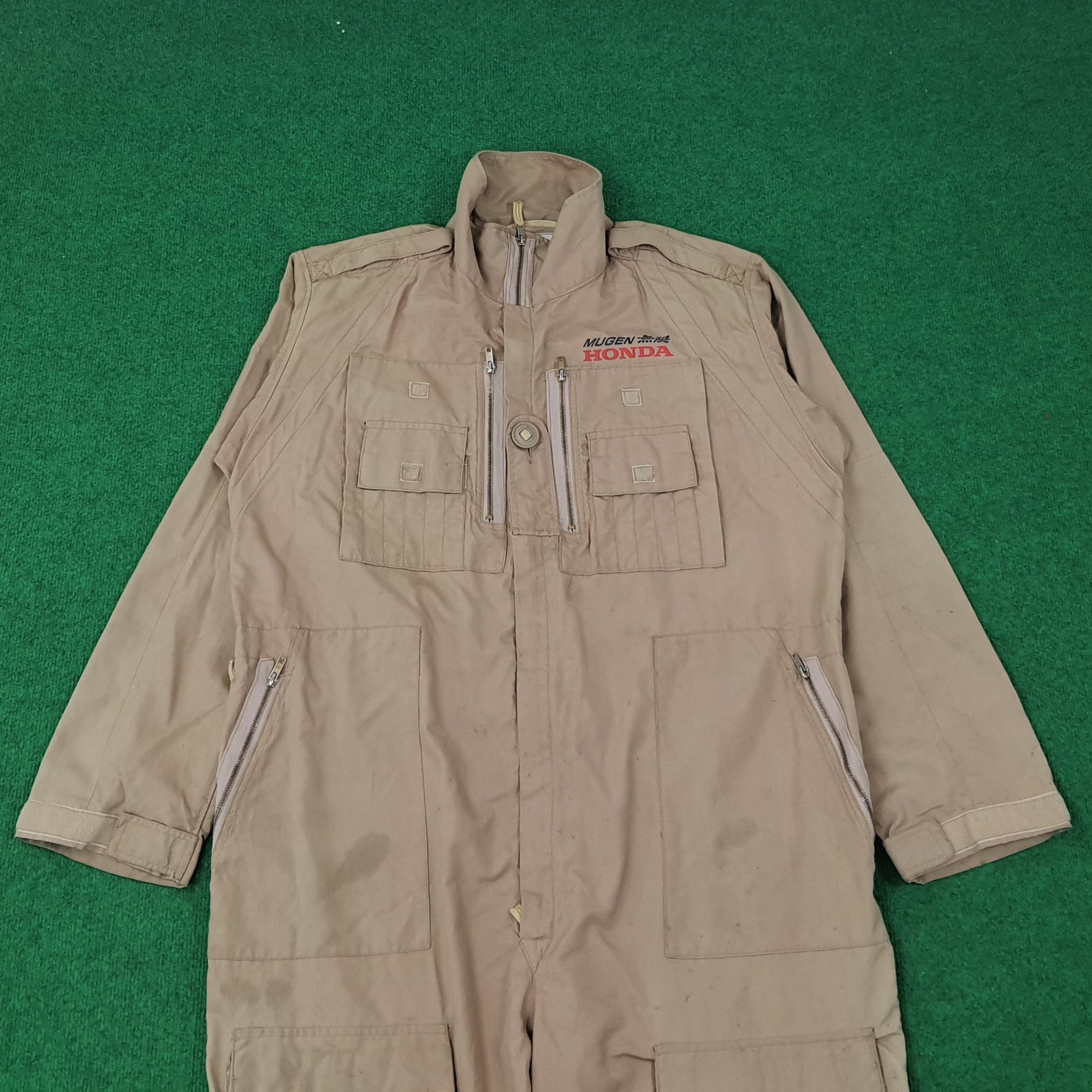 Japanese Brand × Vintage Vintage Honda Mugen Japan Motorsports Coverall C236N6 Size US L / EU 52-54 / 3 - 3 Thumbnail