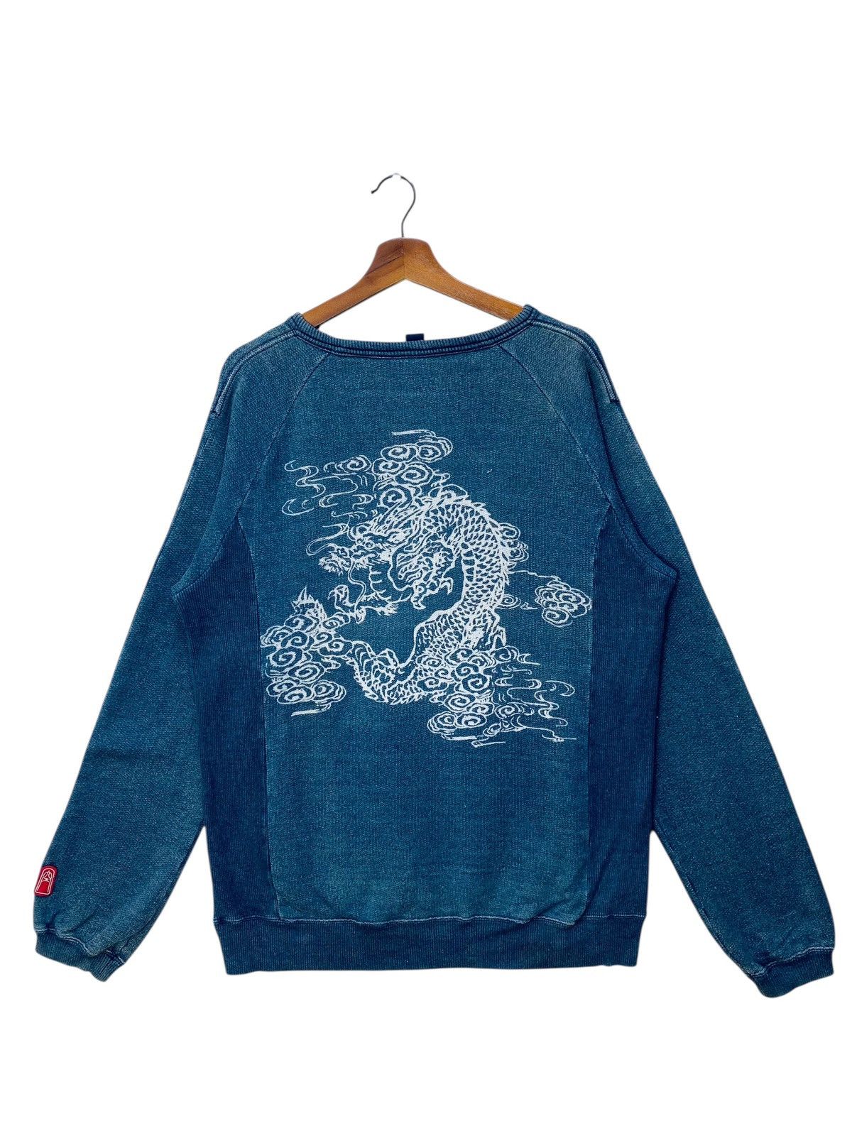 Indigo Indigo Sweatshirt Big Dragon Graphic Crewneck Size Large Size US L / EU 52-54 / 3 - 5 Thumbnail