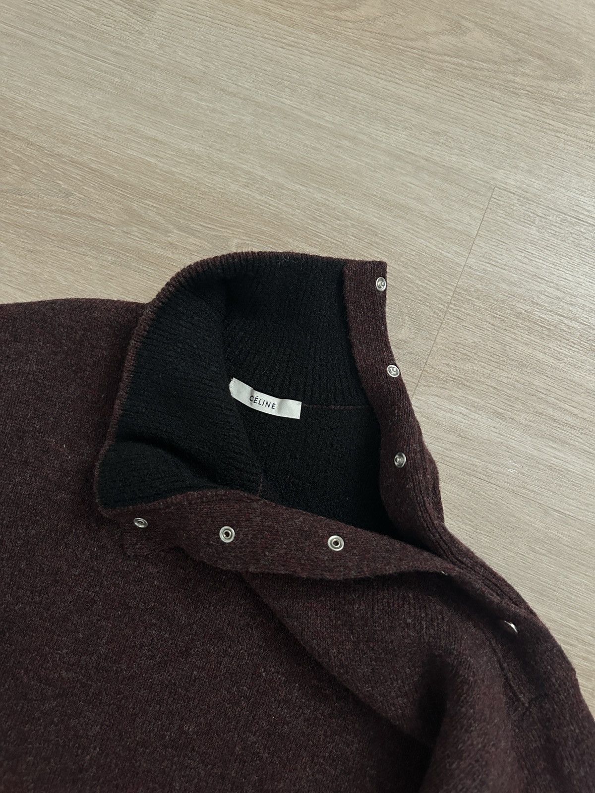 Celine Céline by Phoebe Philo FW17 Oversized Cashmere Mix Sweater Size XS / US 0-2 / IT 36-38 - 3 Thumbnail