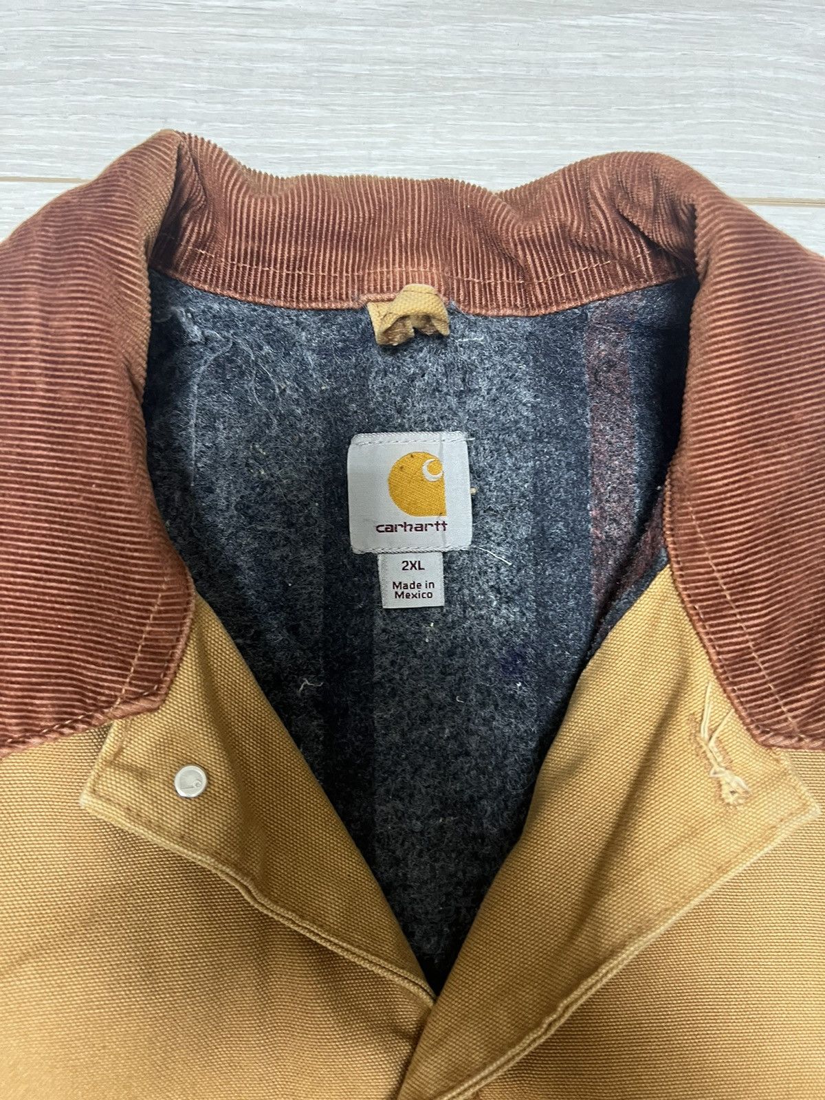 Carhartt vintage work wear Detroit style jacket