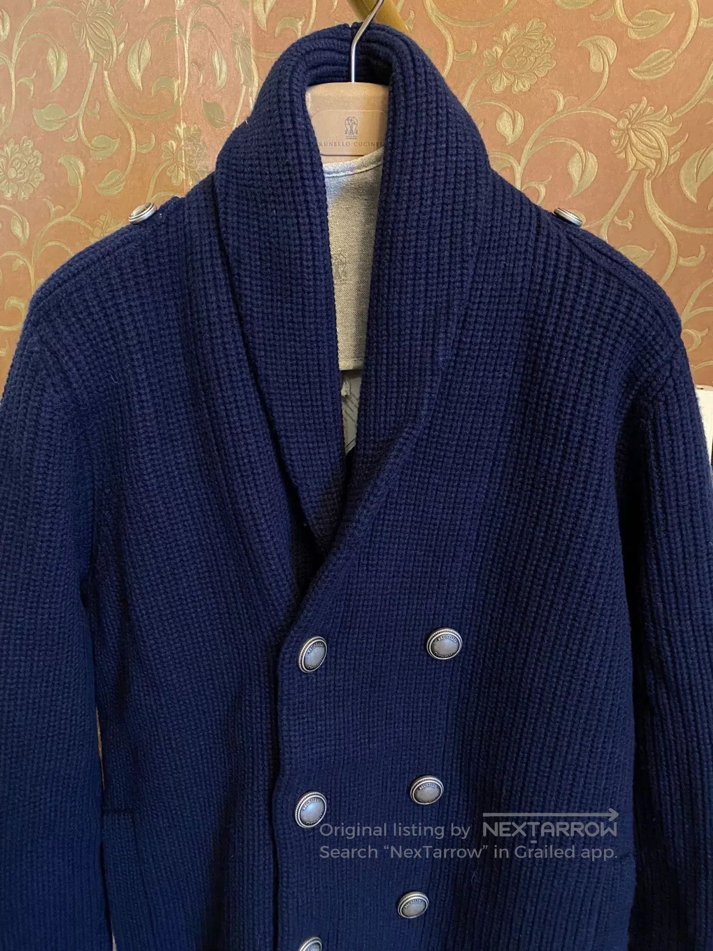 Brunello Cucinelli Brunello Cucinelli Cashmere Knit Coat. Size US L / EU 52-54 / 3 - 4 Thumbnail
