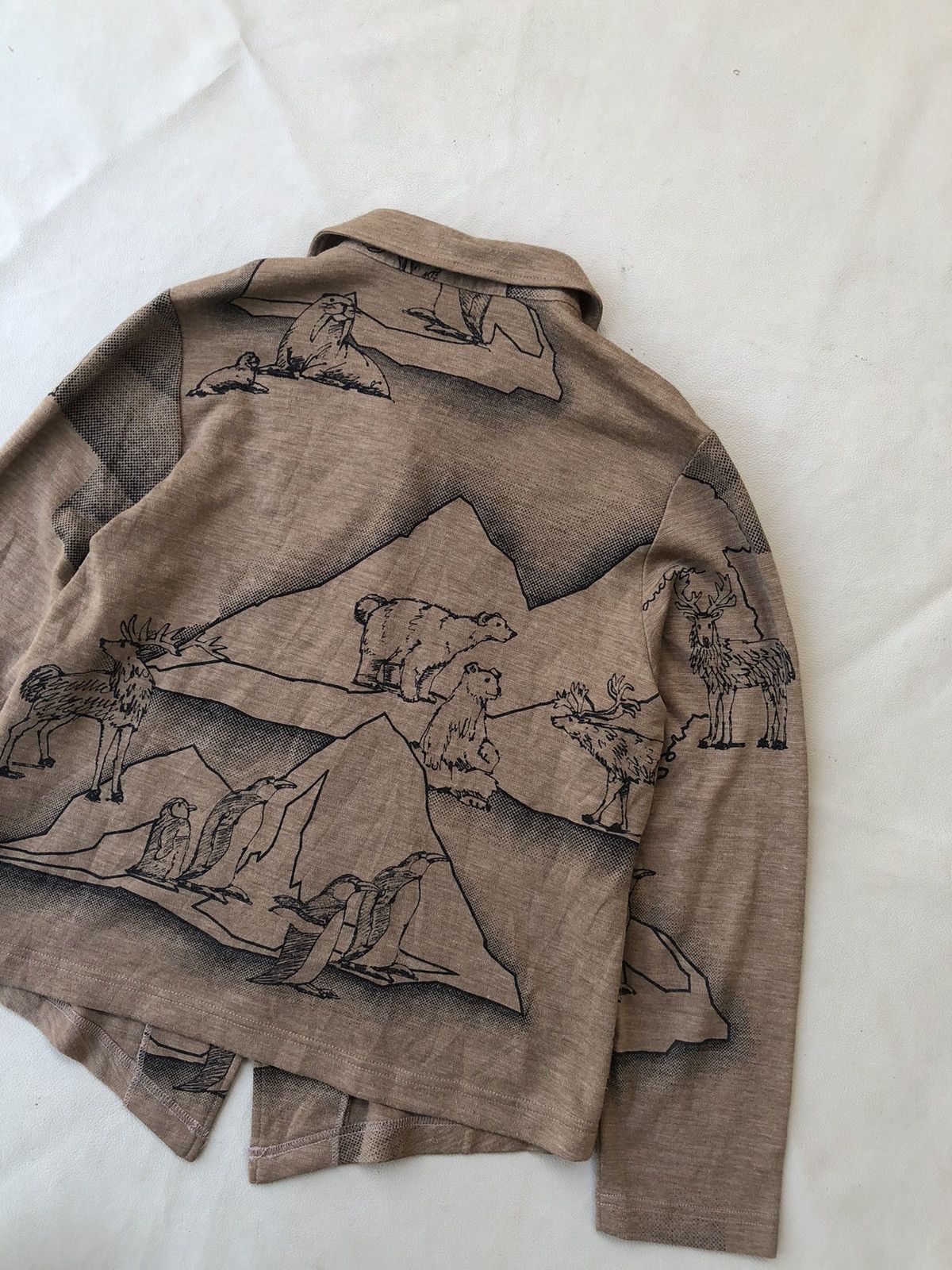If Six Was Nine Japanese Poem Artwork Blouse Salon Tokyo Button Shirt Size US M / EU 48-50 / 2 - 6 Thumbnail