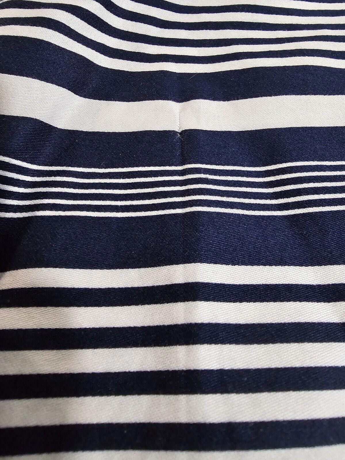 Chaps Chaps Women 3X Blue Striped 3/4 Sleeve No Iron - Fabric Pull Size 3XL / US 20-22 - 8 Thumbnail