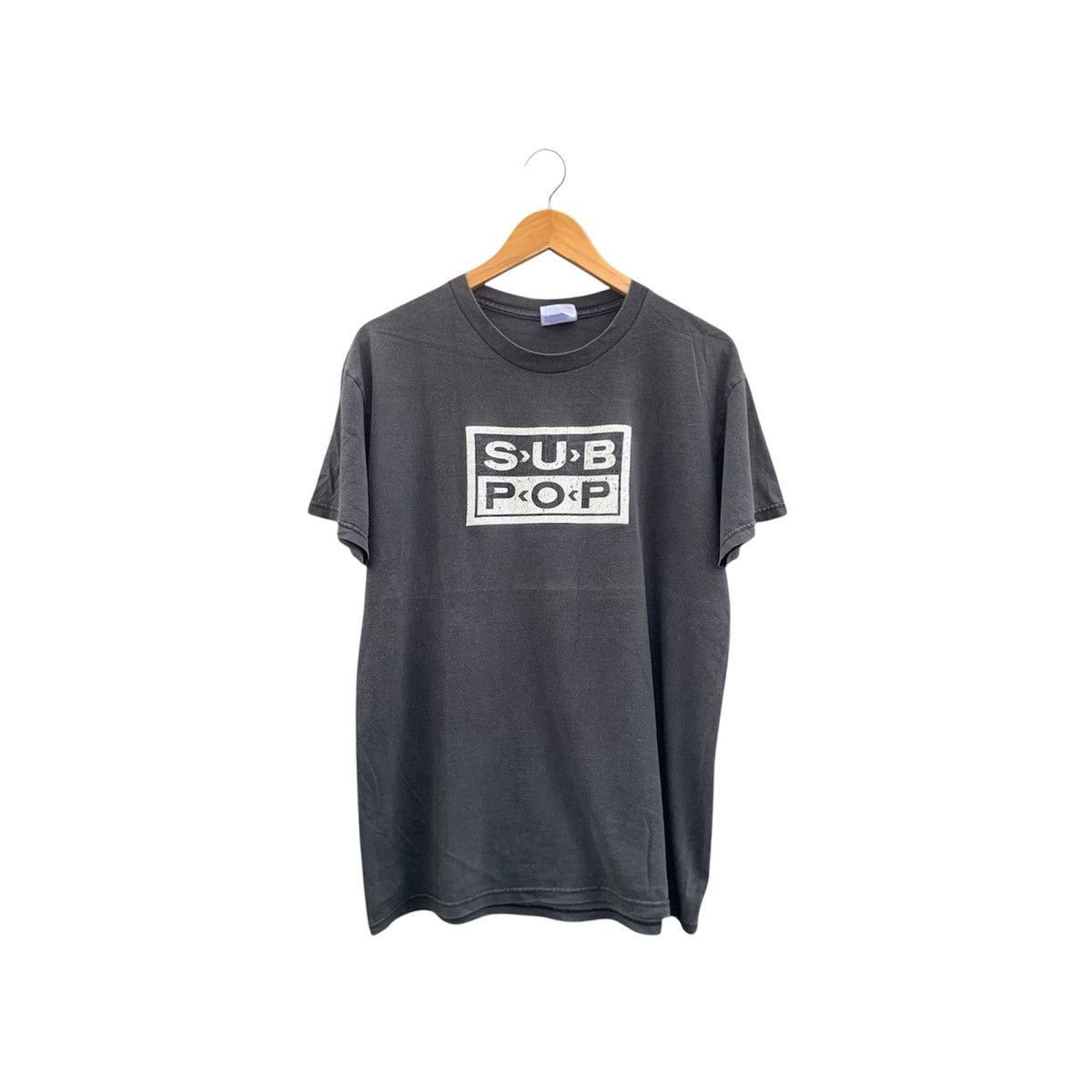 Vintage Vintage 90s Sub Pop Records Logo Tee L Nirvana Grunge Faded Size US M / EU 48-50 / 2 - 4 Thumbnail