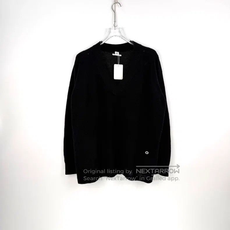 Hermes Hermes Black metallic small logo cashmere sweater Size XS / US 0-2 / IT 36-38 - 3 Thumbnail