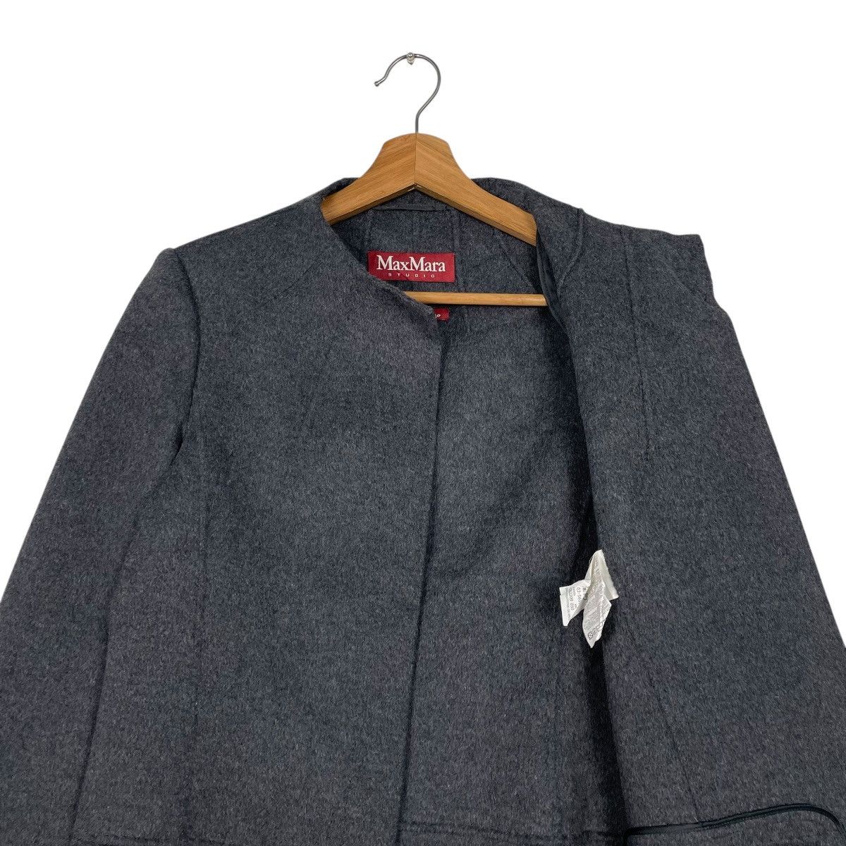 Max Mara Max Mara Studio Angora Jacket Size XS / US 0-2 / IT 36-38 - 10 Thumbnail