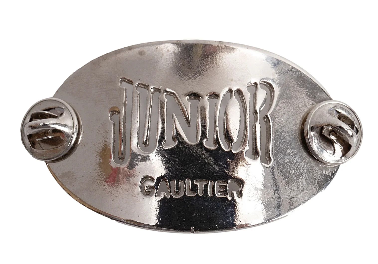 Jean Paul Gaultier Junior Gaultier Logo Plate Color Pin Silver Size ONE SIZE - 2 Thumbnail