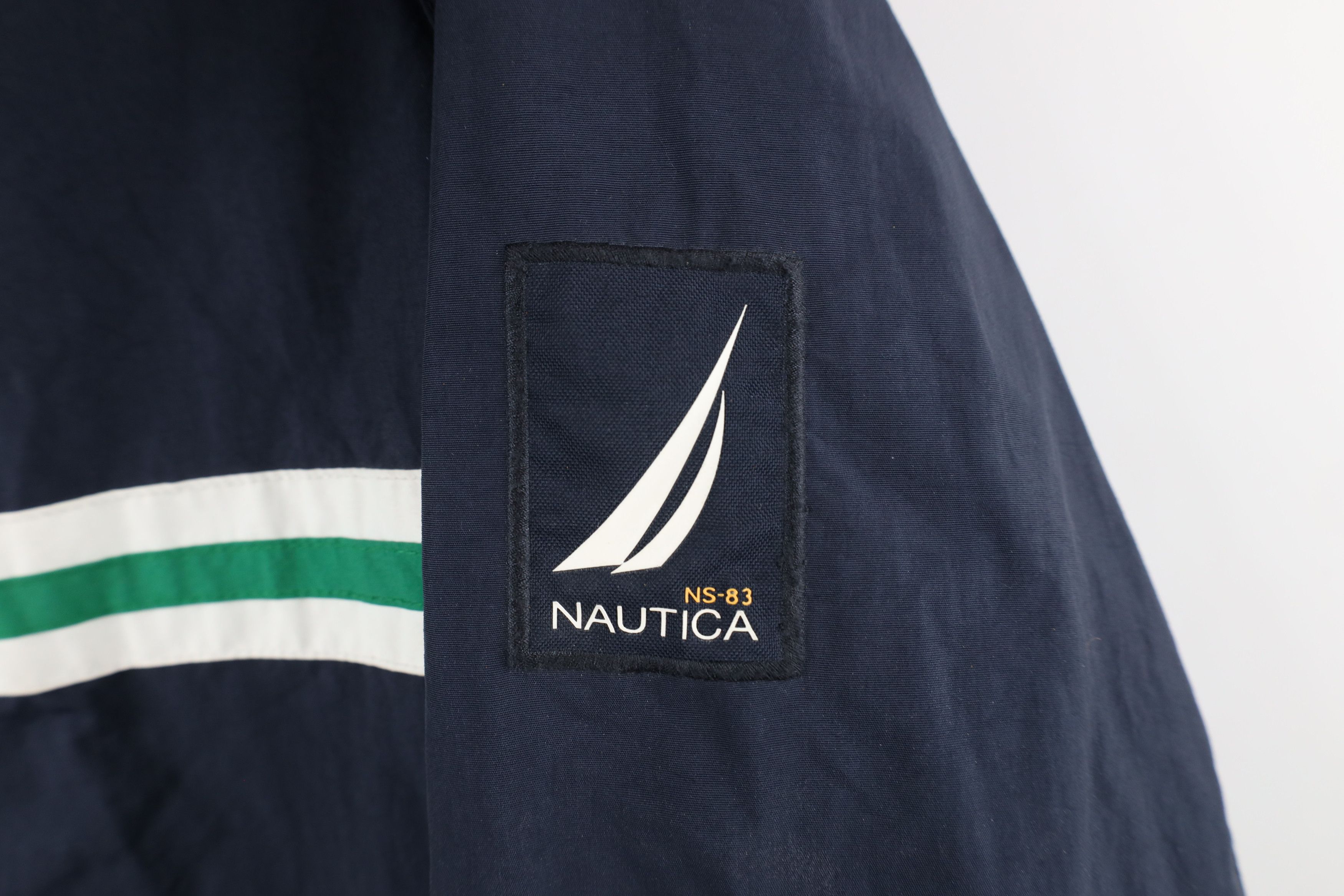 Nautica × Vintage Vintage 90s Nautica Hooded Sailing Windbreaker Jacket Size US S / EU 44-46 / 1 - 4 Thumbnail