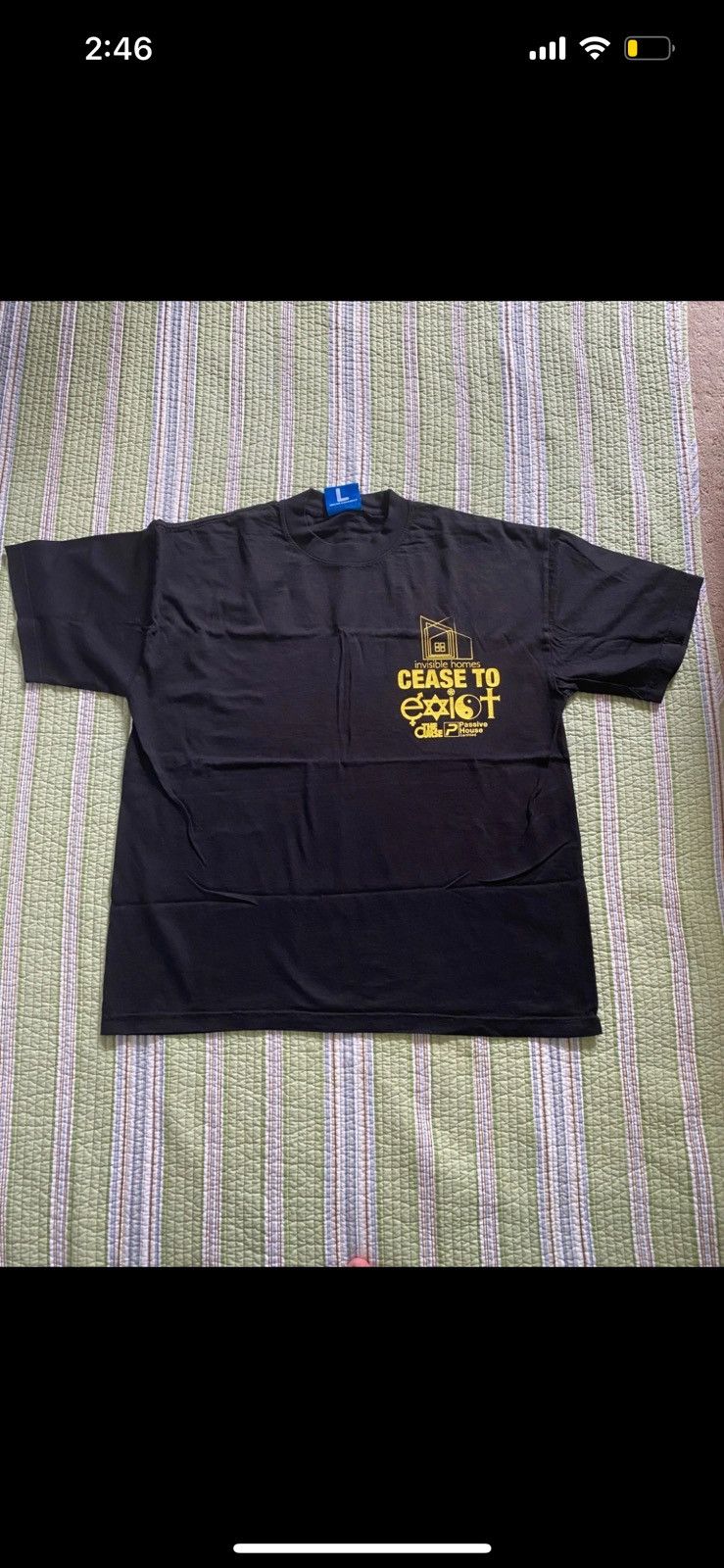 A24 × Online Ceramics The Curse A24 Online Ceramics Cease to Exist Tee shirt Large Size US L / EU 52-54 / 3 - 3 Thumbnail