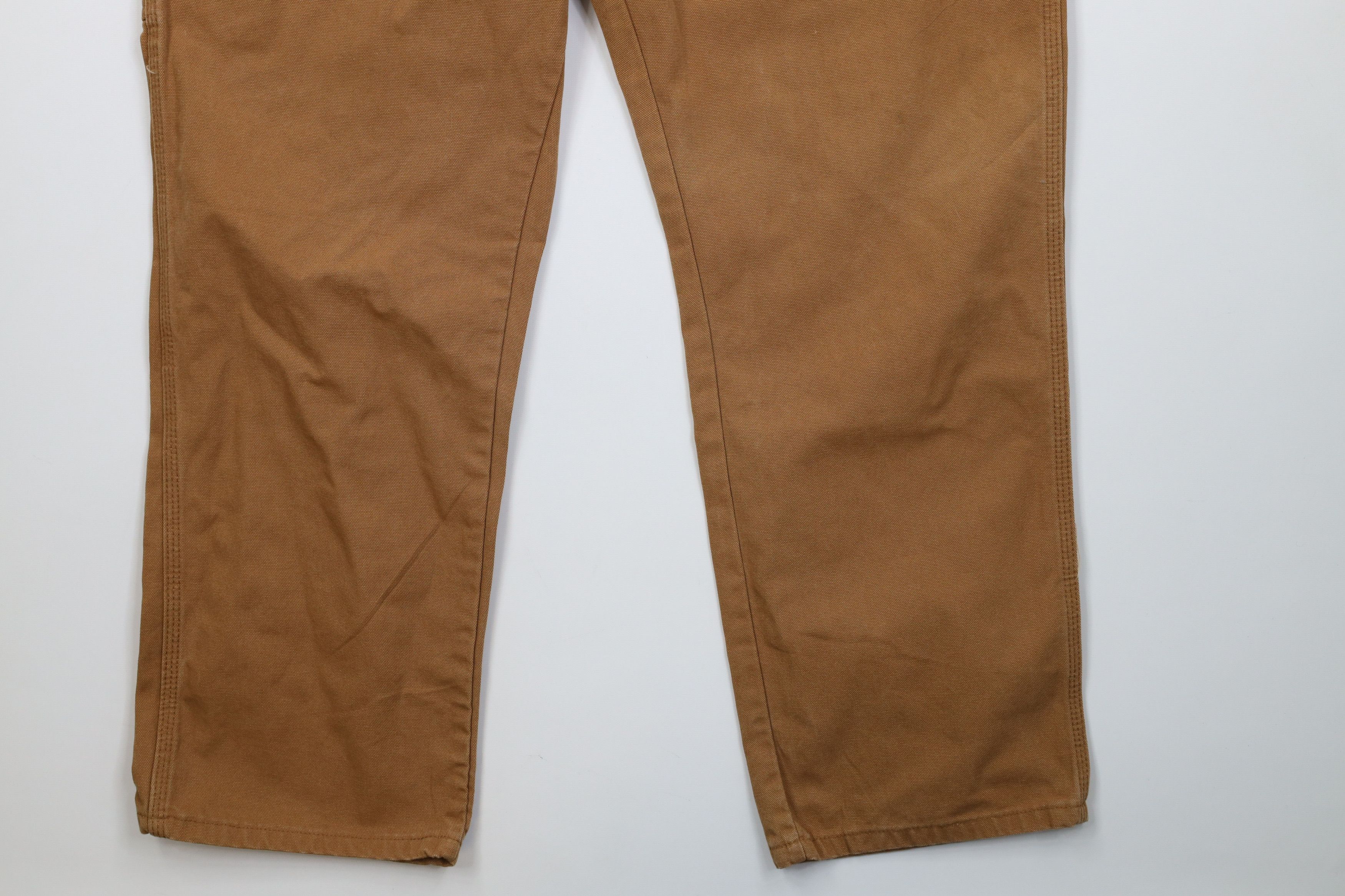 Dickies Vintage Y2K Dickies Wide Leg Canvas Dungaree Pants Brown Size US 38 / EU 54 - 5 Thumbnail