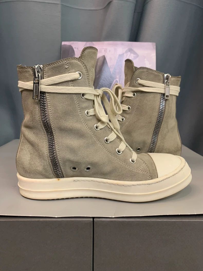 Rick Owens Rick Owens brownish gray sand color high-top new casual sh Size US 5.5 / IT 35.5 - 3 Thumbnail