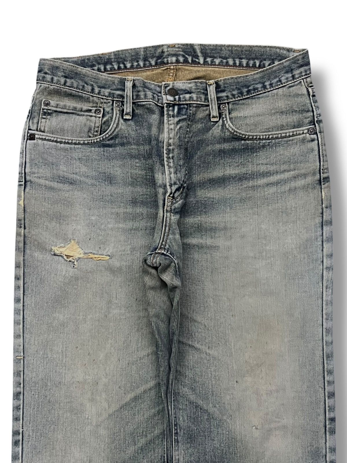 Edwin Vintage Edwin 403 Japan Denim Jeans | Relaxed Straight | W35 Size US 35 - 4 Thumbnail
