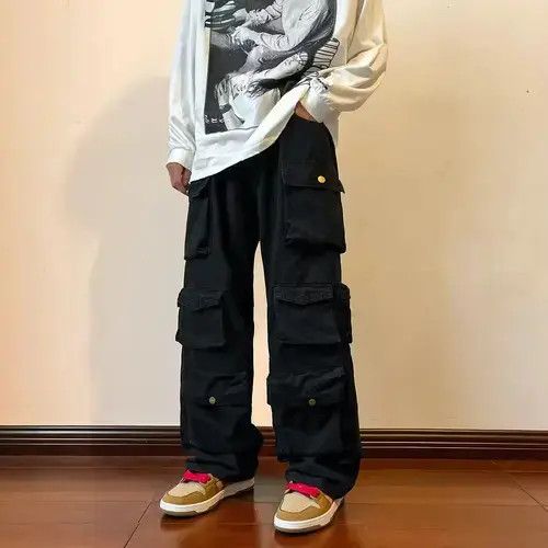 Designer × Japanese Brand × Vintage hiphop y2k camo cargo pants Size US 32 / EU 48 - 1 Thumbnail