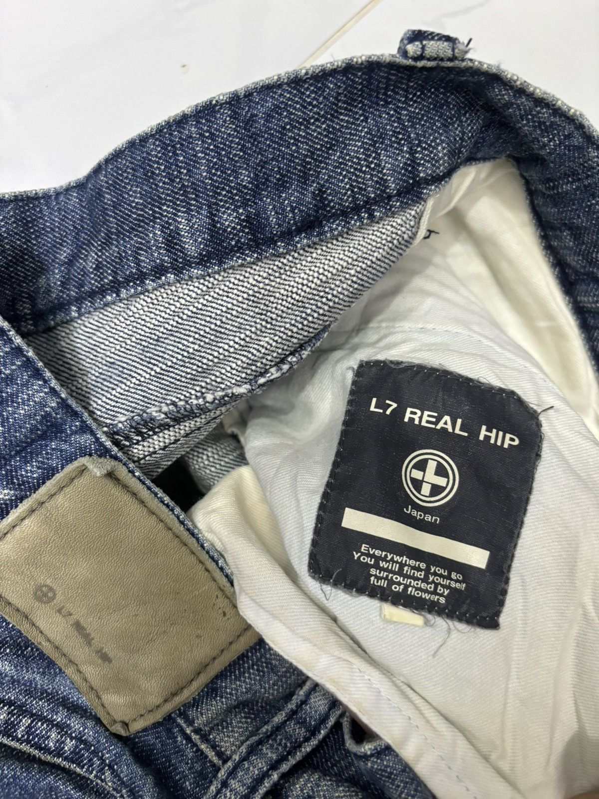 If Six Was Nine 🔥ARCHIVE L7 REAL HIP JAPANESE FLARED DENIM BOOTCUT JEANS Size US 30 / EU 46 - 10 Thumbnail