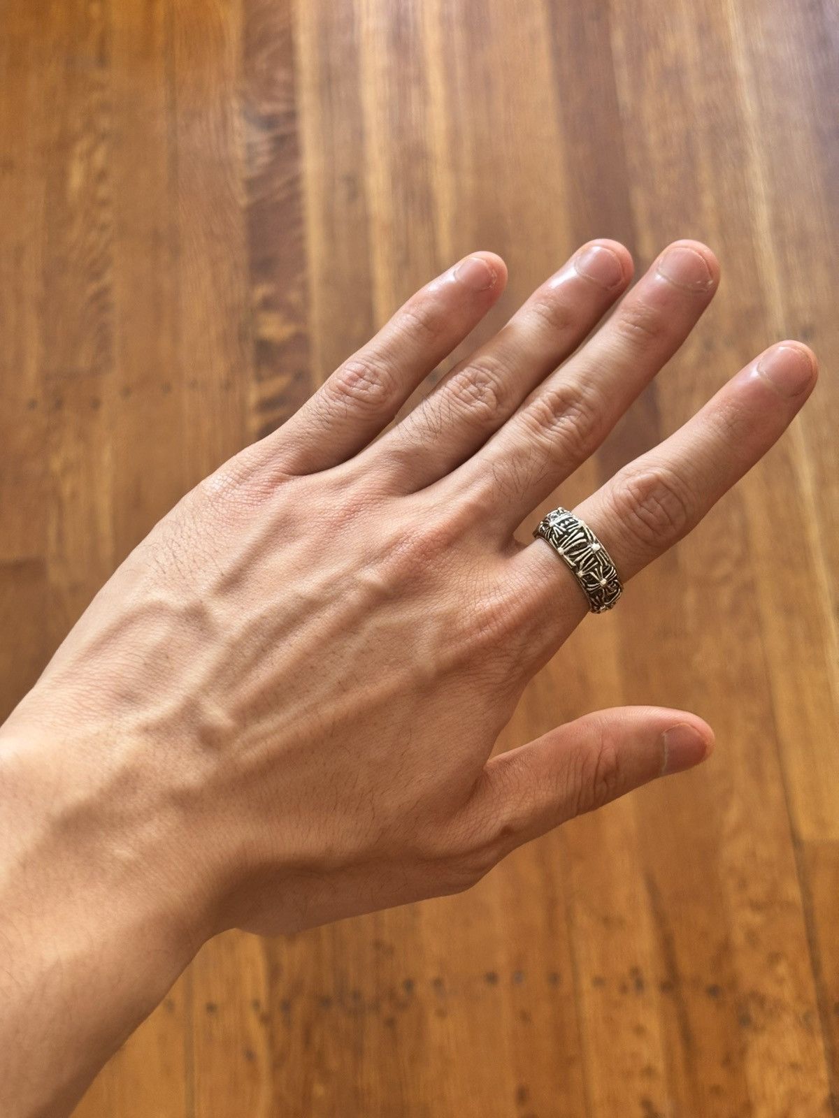 A&G Rock A&G Rock Multi Cross Sterling Silver Band Ring Size ONE SIZE - 4 Thumbnail