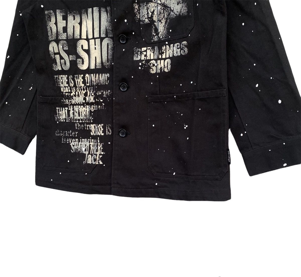 BERNINGS SHO SHO BERNINGS Splash Paint Runway Punk Jacket Dope Design Size US M / EU 48-50 / 2 - 4 Thumbnail