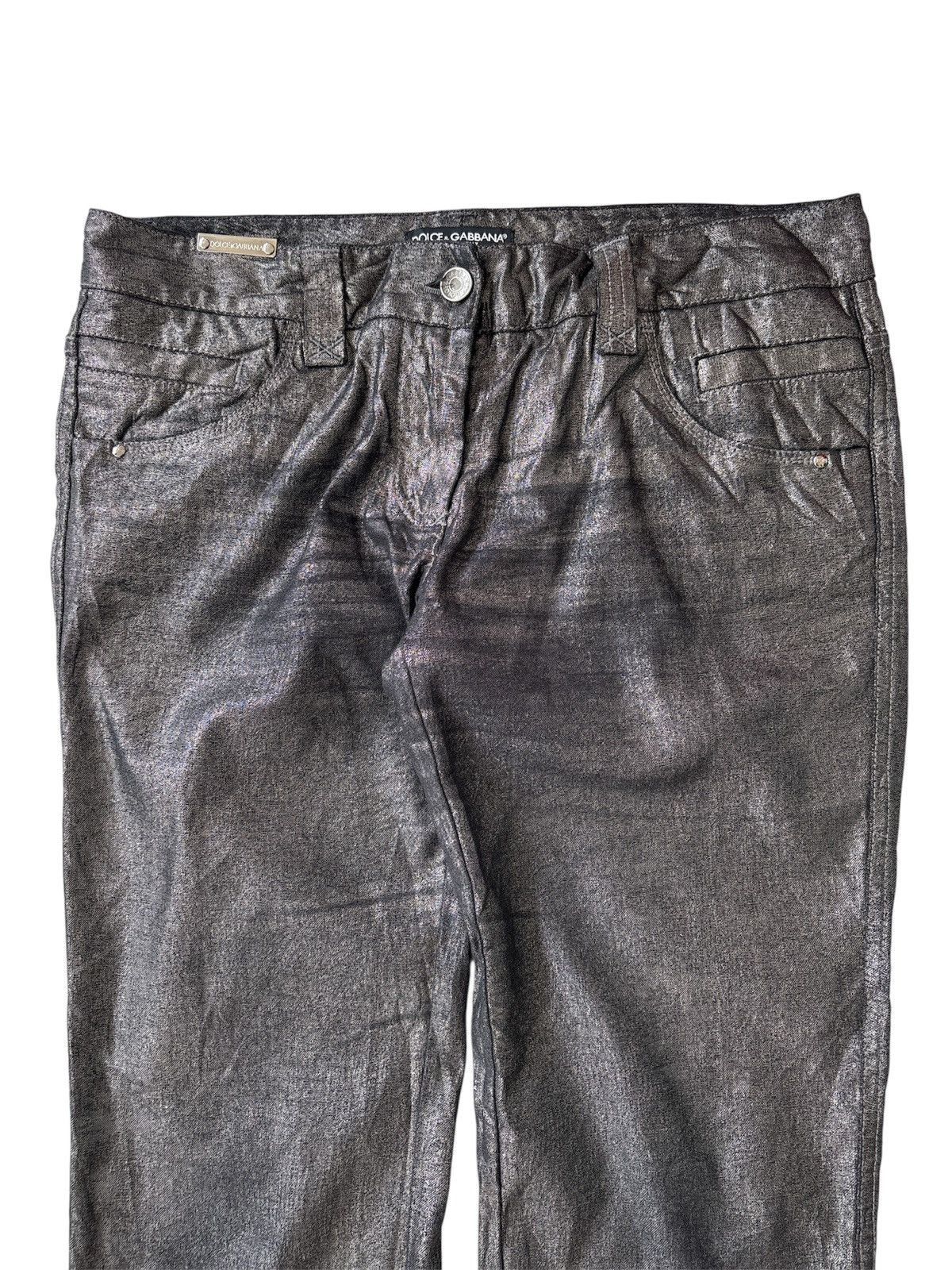 Hedi Slimane Radioactive Wax Coated Skinny Jeans Size US 30 / EU 46 - 10 Thumbnail