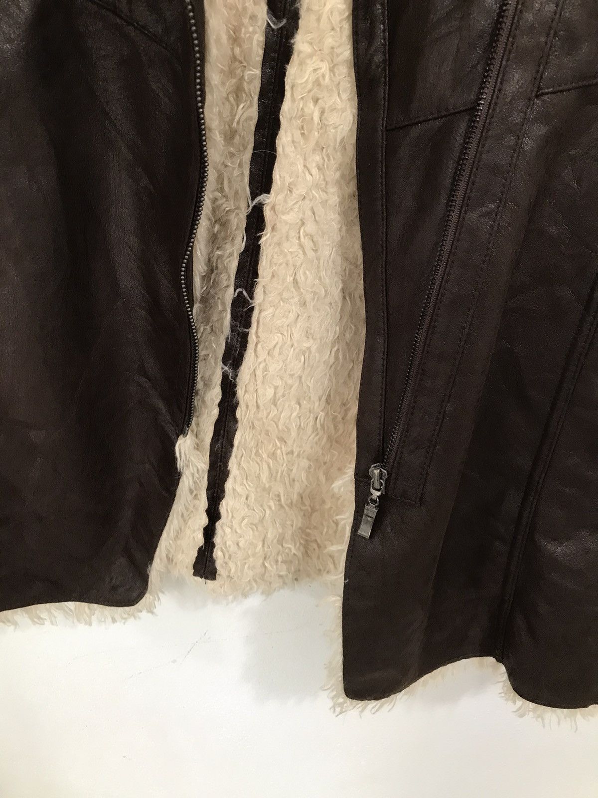 BUFFALO BOBS Japanese Faux Fur Jacket leather incarnation style Size US M / EU 48-50 / 2 - 7 Thumbnail