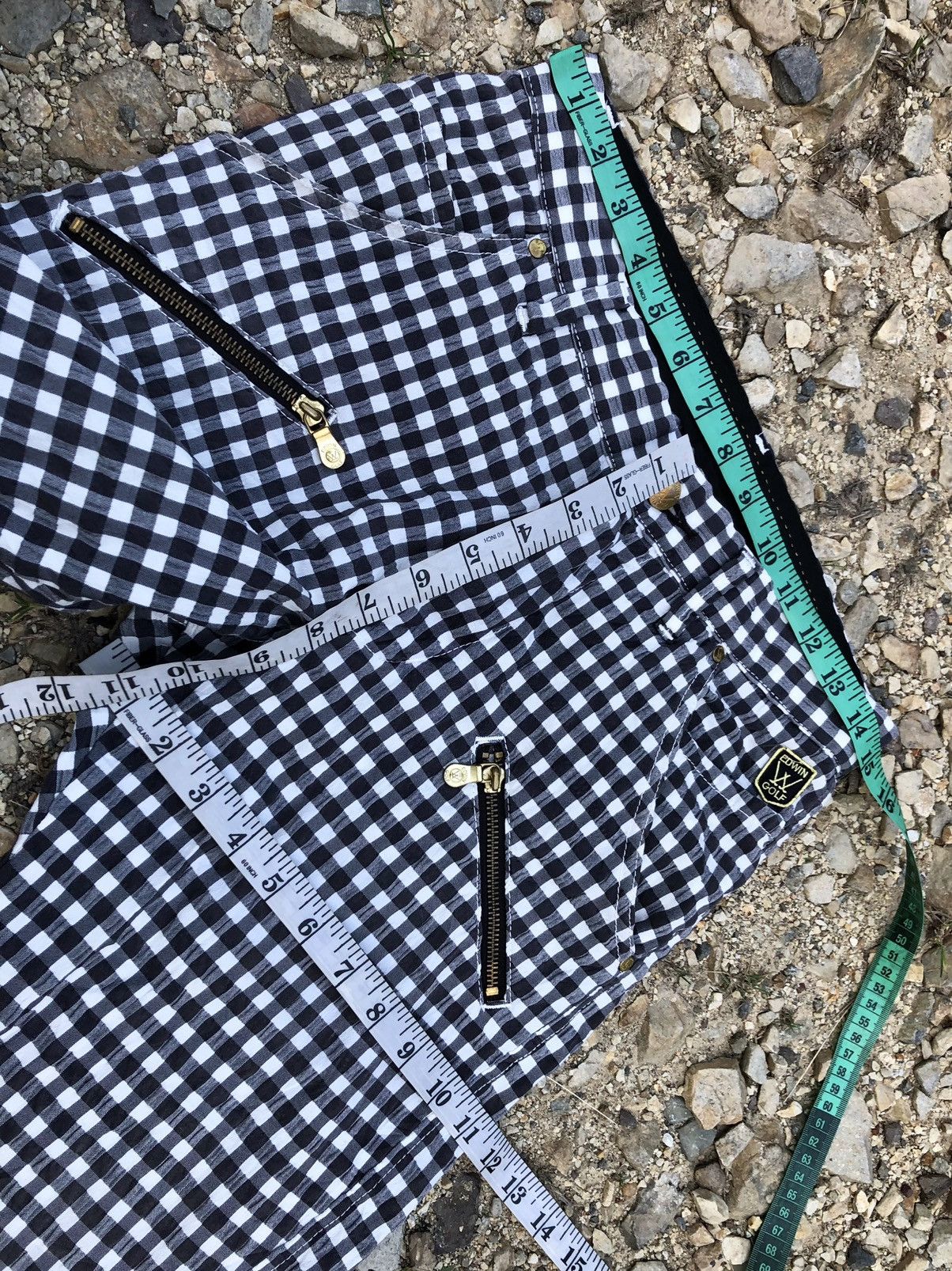 Edwin × Japanese Brand FLARED ZIPPER PLAID PANT BY EDWIN GOLF Size US 30 / EU 46 - 6 Thumbnail