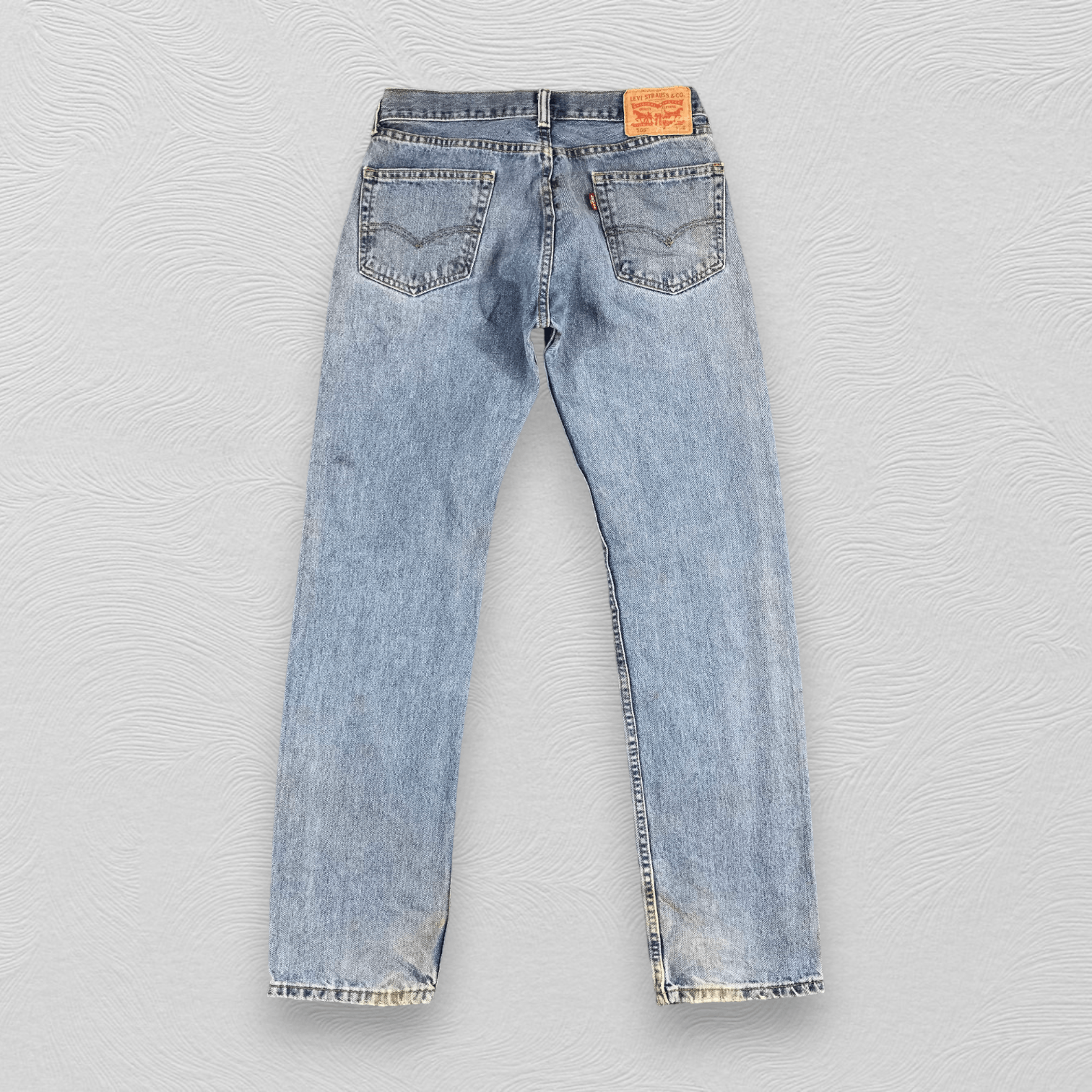 Levi's Vintage Levis 505 Jeans Faded Blue Denim KJ555 Size US 29 - 2 Thumbnail
