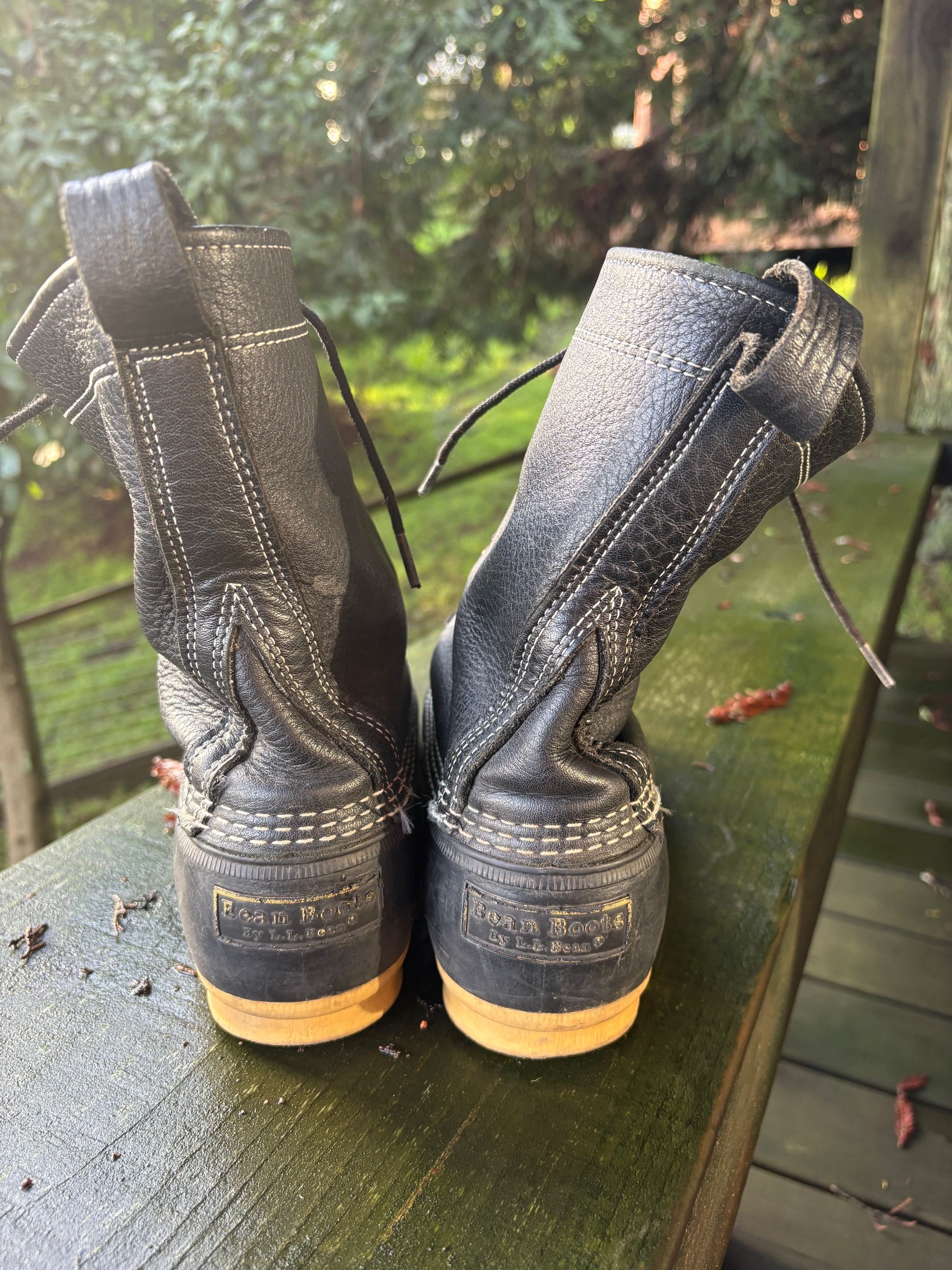 L.L. Bean L.L. Bean - Black Leather Bean Boot Size US 10 / EU 43 - 2 Thumbnail