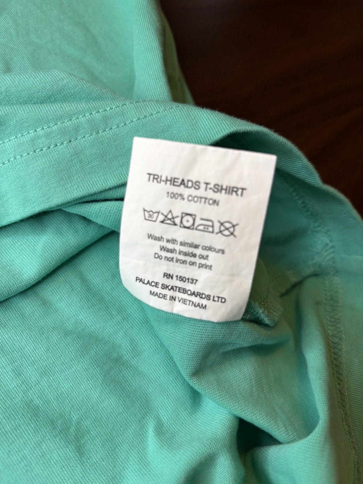 Palace Palace Tri-Heads tee ‘aqua’ Size US XL / EU 56 / 4 - 6 Thumbnail