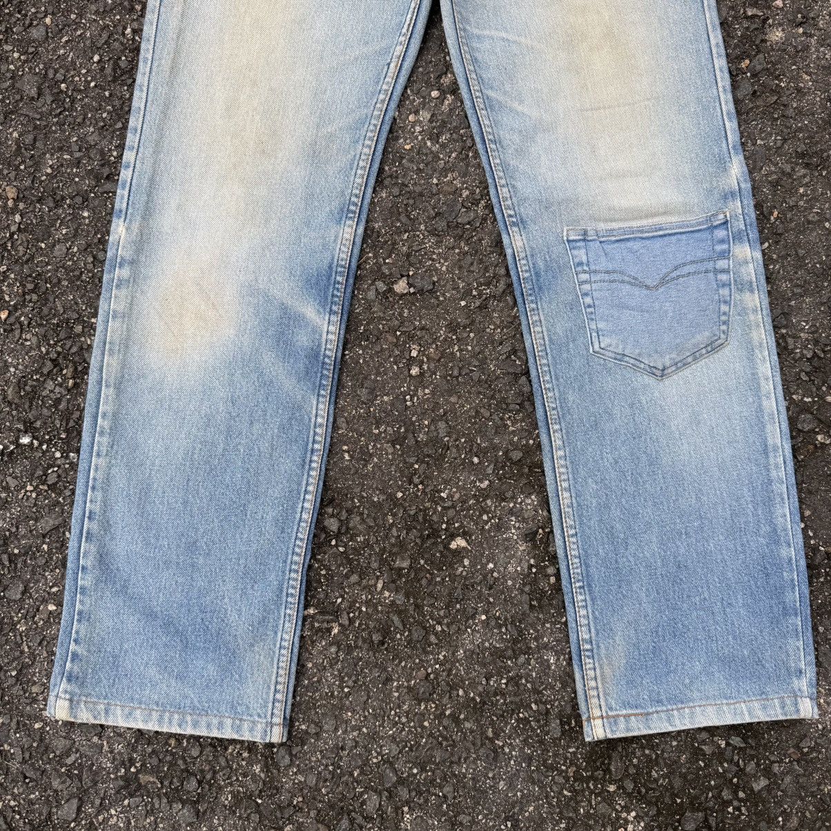 Levi's Vintage Clothing VINTAGE LEVI'S 525 LIGHT WASH FADED DENIM JEANS Size US 29 - 4 Thumbnail