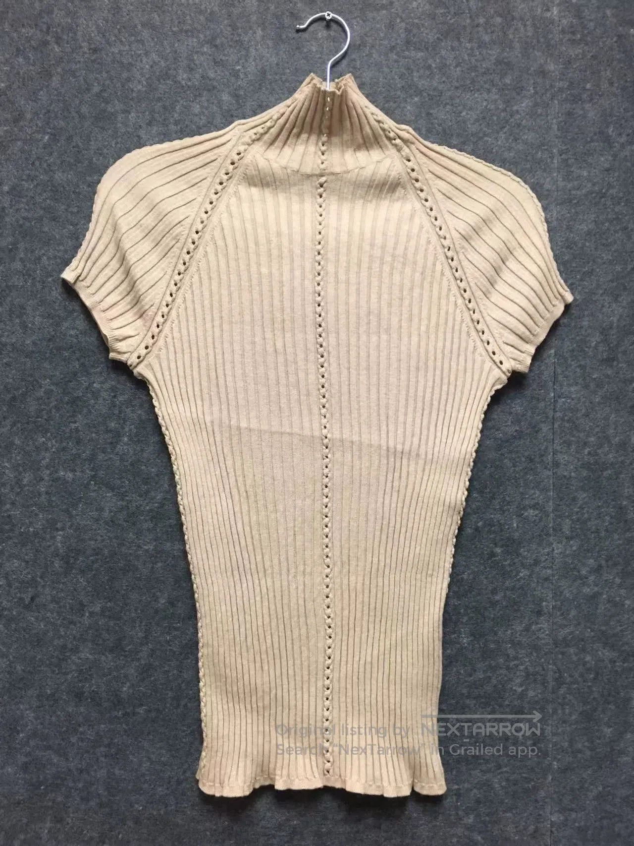 Hermes Hermès Mock Neck Knit Short Sleeve. Size US S / EU 44-46 / 1 - 1 Thumbnail