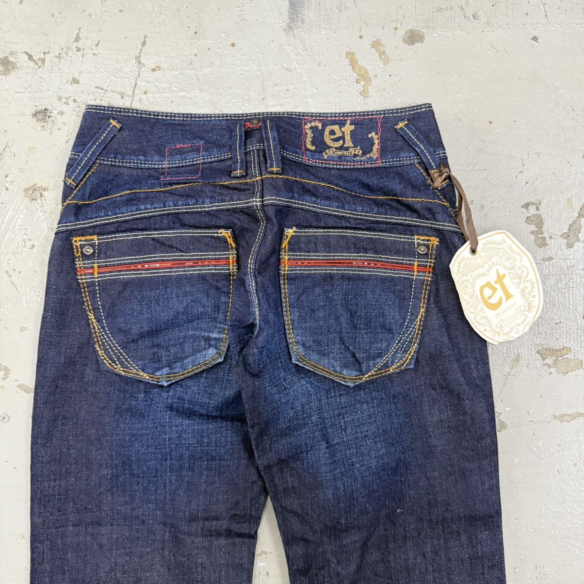 If Six Was Nine Vintage Et Boite flared pants low rise Size 27" / US 4 / IT 40 - 10 Thumbnail