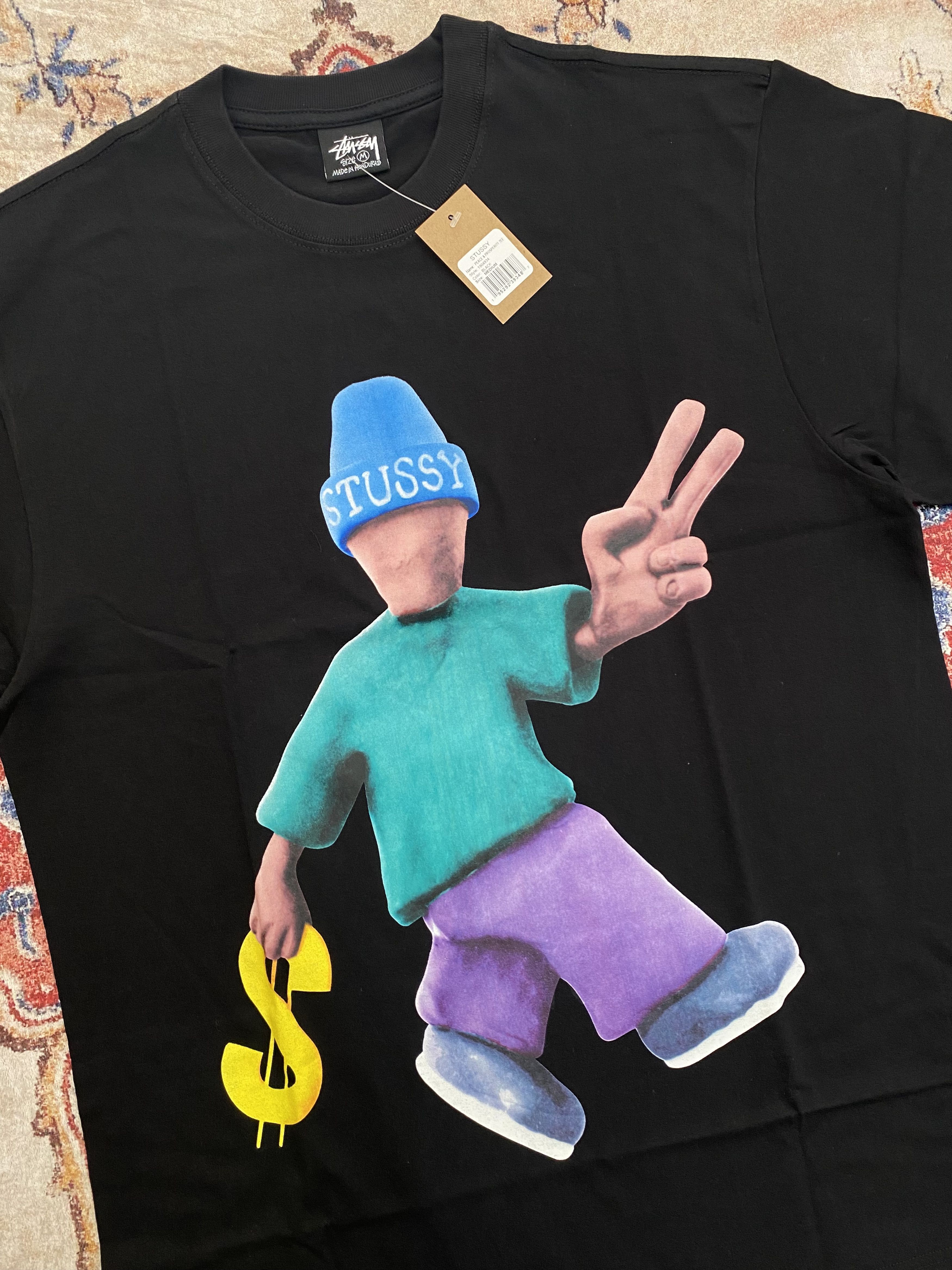 Stussy Stussy Peace & Prosperity Tee Size US M / EU 48-50 / 2 - 3 Thumbnail