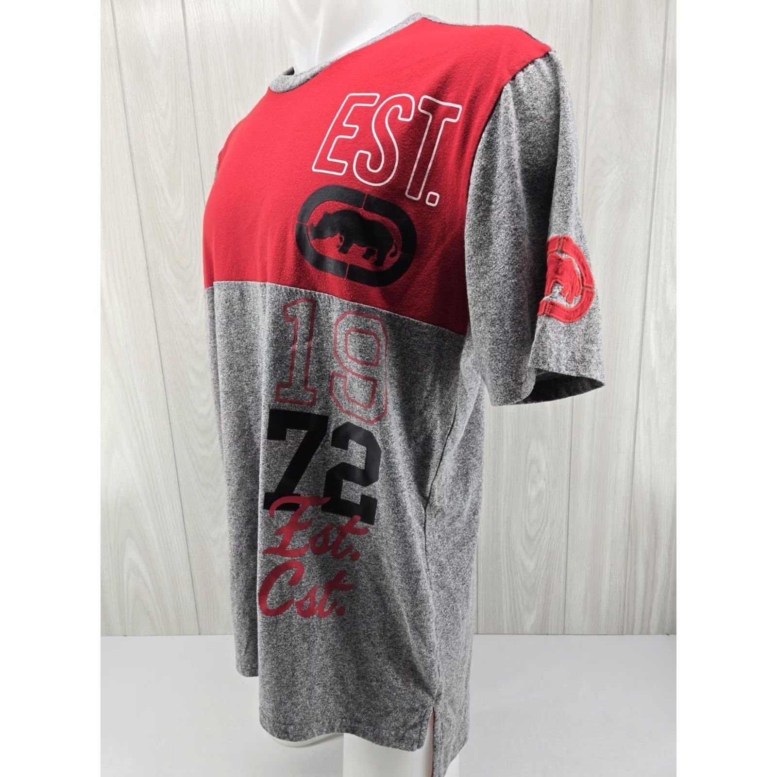 Ecko Unltd. VINTAGE Ecko Unltd Mens XL T Shirt Gray Red Short Sleeve Mens XL T-Shirt Gray Red Short Sleeve Size US XL / EU 56 / 4 - 3 Thumbnail