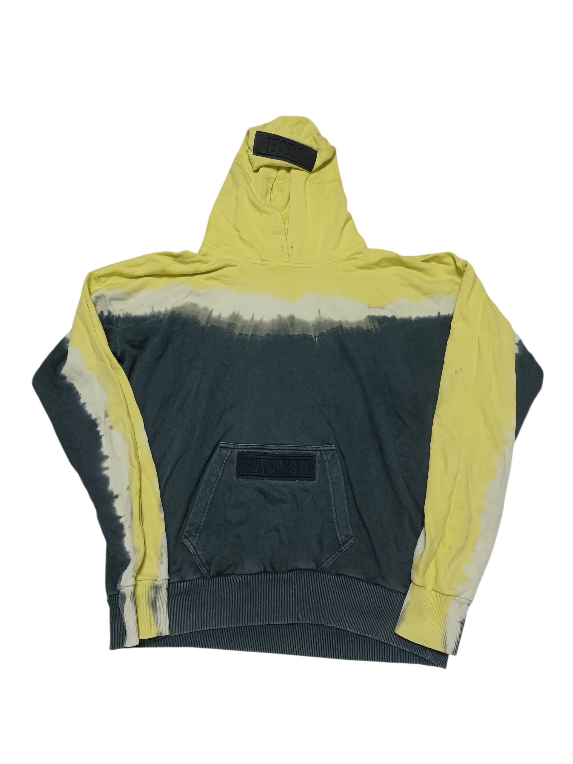 Diesel DIESEL FUTURISM VINTAGE AVANT GARDE HOODIE Size US L / EU 52-54 / 3 - 1 Thumbnail
