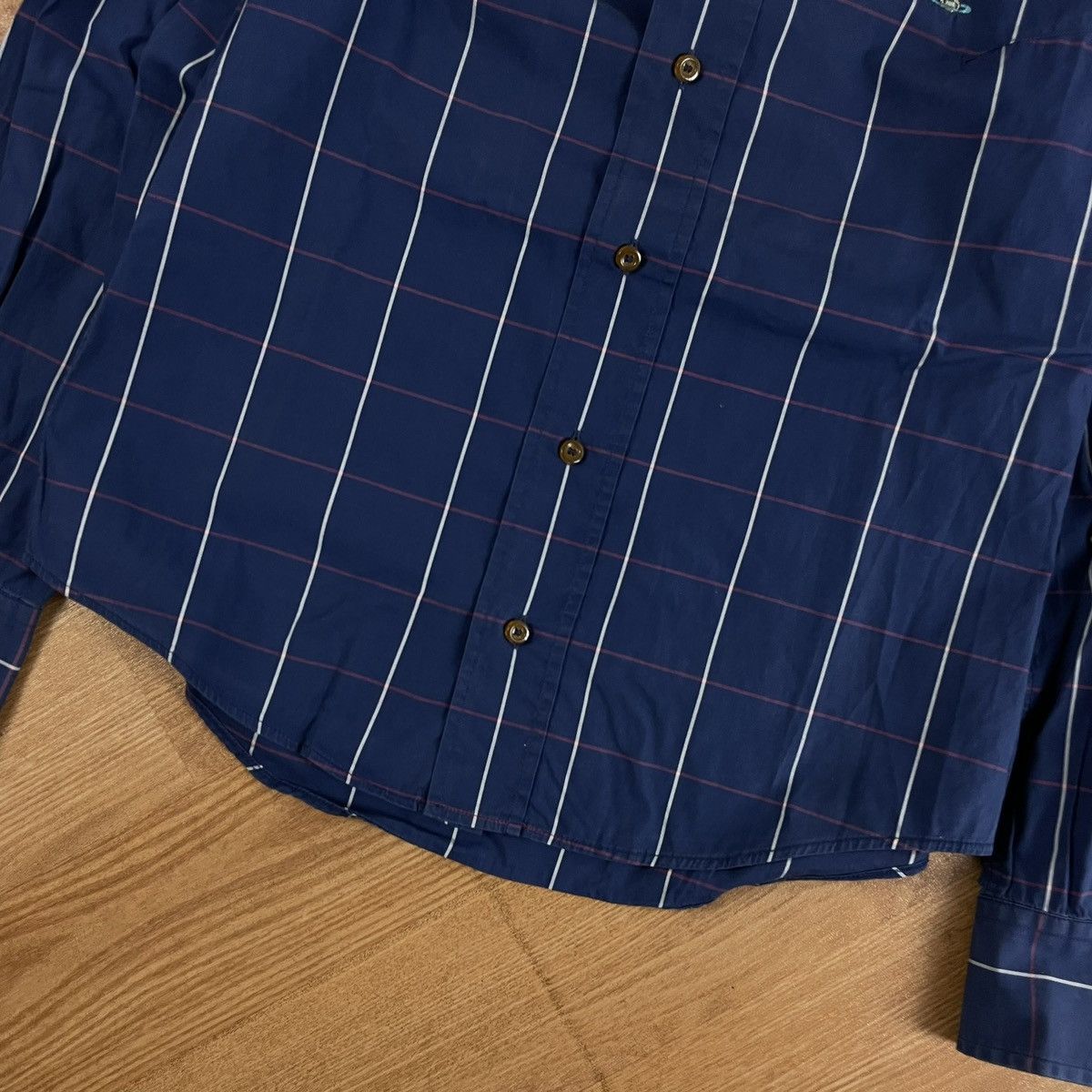 Vivienne Westwood Vivienne Westwood Krall Shirt 3 Button High Collar Navy Size US M / EU 48-50 / 2 - 4 Thumbnail