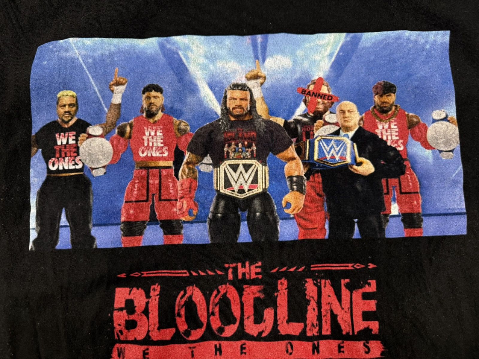 WWE WWE Bloodline/Sami Zayn Banned tee Size US M / EU 48-50 / 2 - 2 Thumbnail