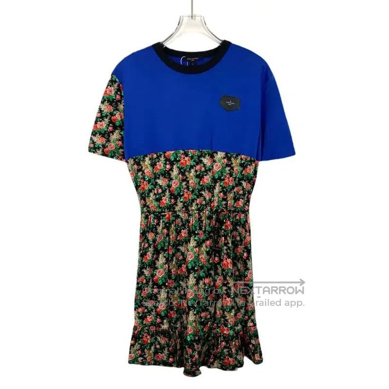 Louis Vuitton Louis Vuitton Color Block Cotton Dress . Size S / US 4 / IT 40 - 1 Thumbnail
