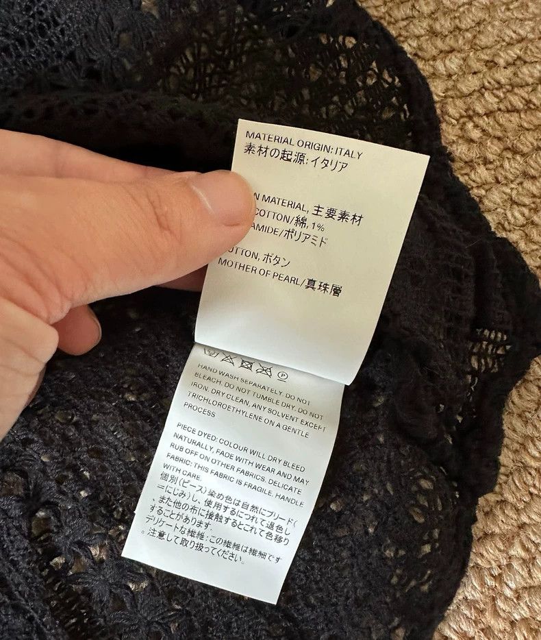 Our Legacy Our Legacy size48 Half sheer lace shirt Size US M / EU 48-50 / 2 - 4 Thumbnail