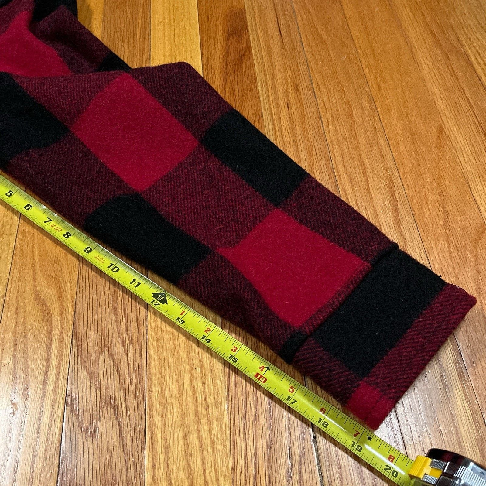 L.L. Bean LL Bean Archive Stag Jacket Wool Blend Red Buffalo Plaid Size US M / EU 48-50 / 2 - 7 Thumbnail
