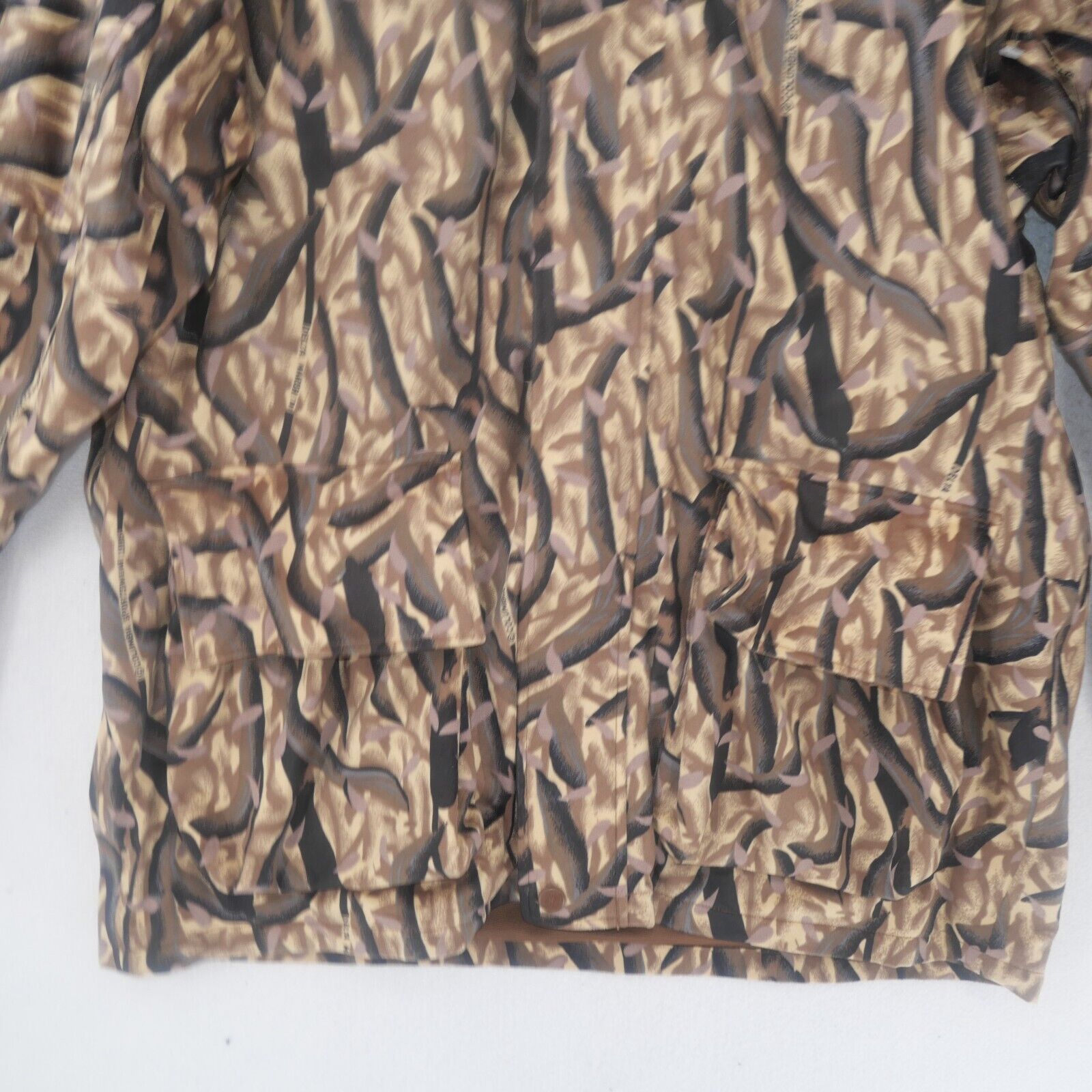 Columbia Vintage Columbia Delta Marsh Hooded Camo Jacket Hunting 1995 Size US XL / EU 56 / 4 - 3 Thumbnail