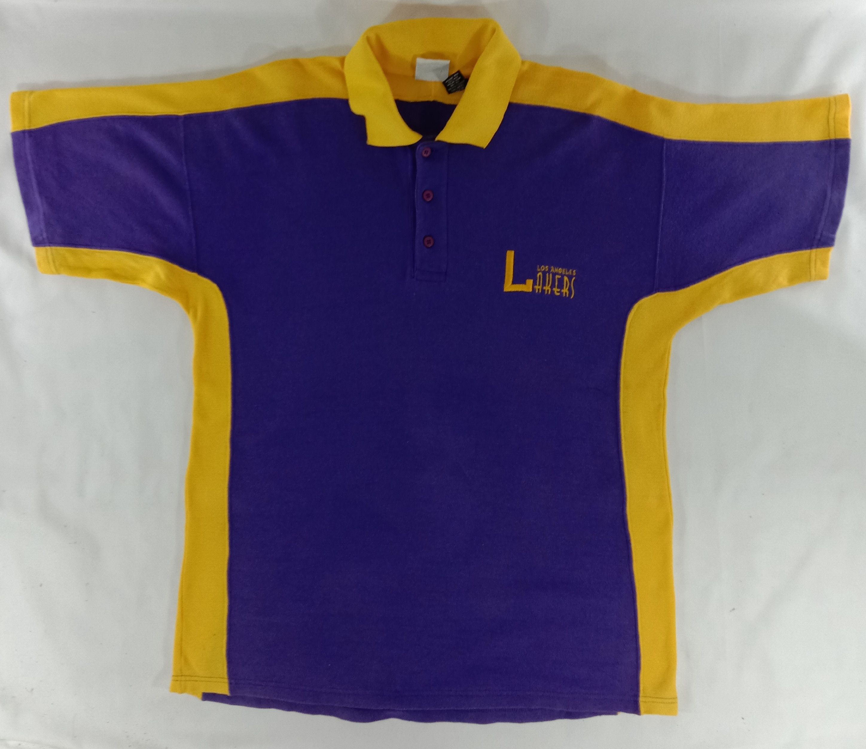NBA Vintage L.A Lakers NBA 1997 Polo Shirt Size US XL / EU 56 / 4 - 1 Thumbnail