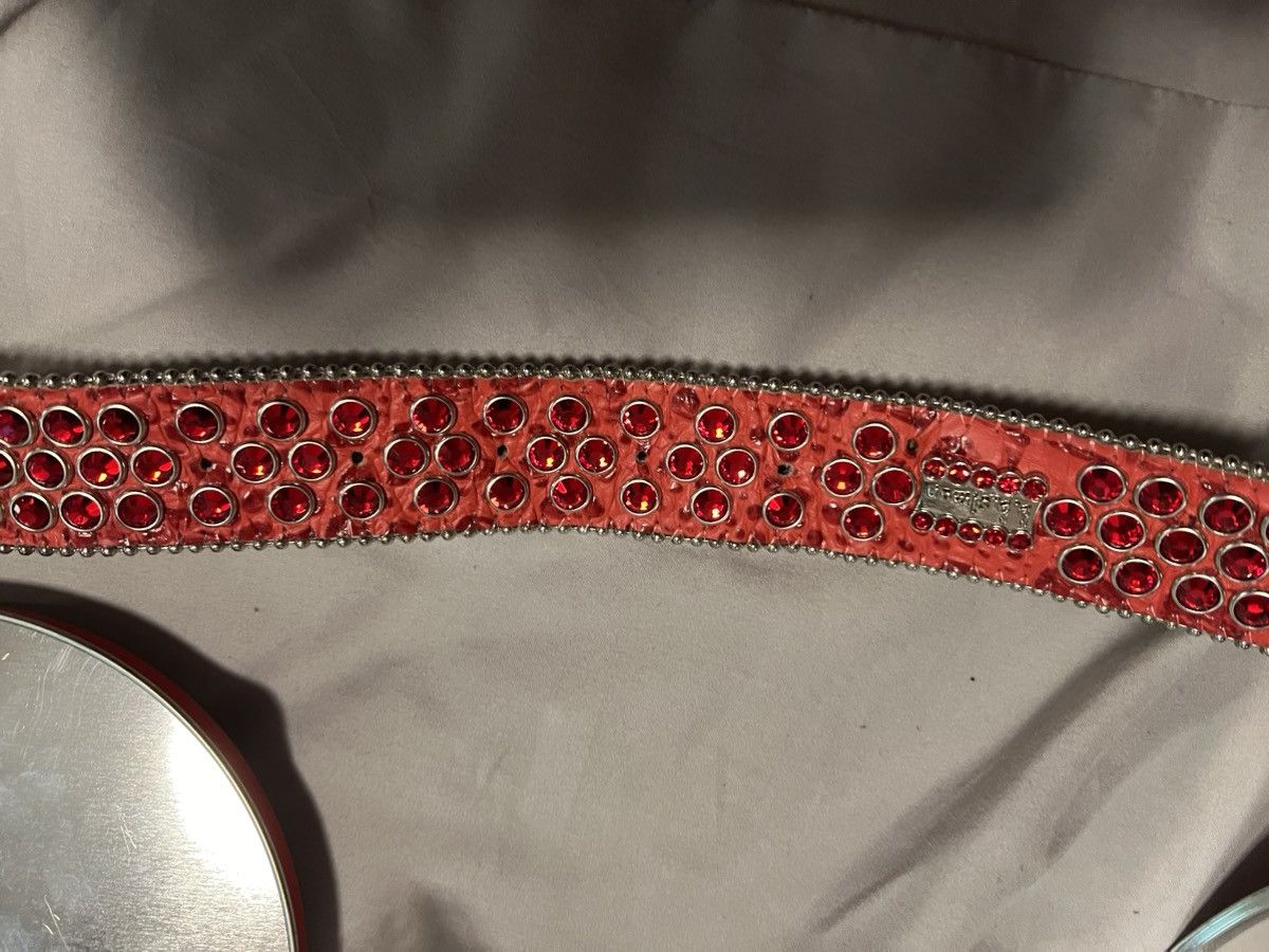 B.B. Simon Red B.B. Simon 8Ball belt Size 36 - 4 Thumbnail