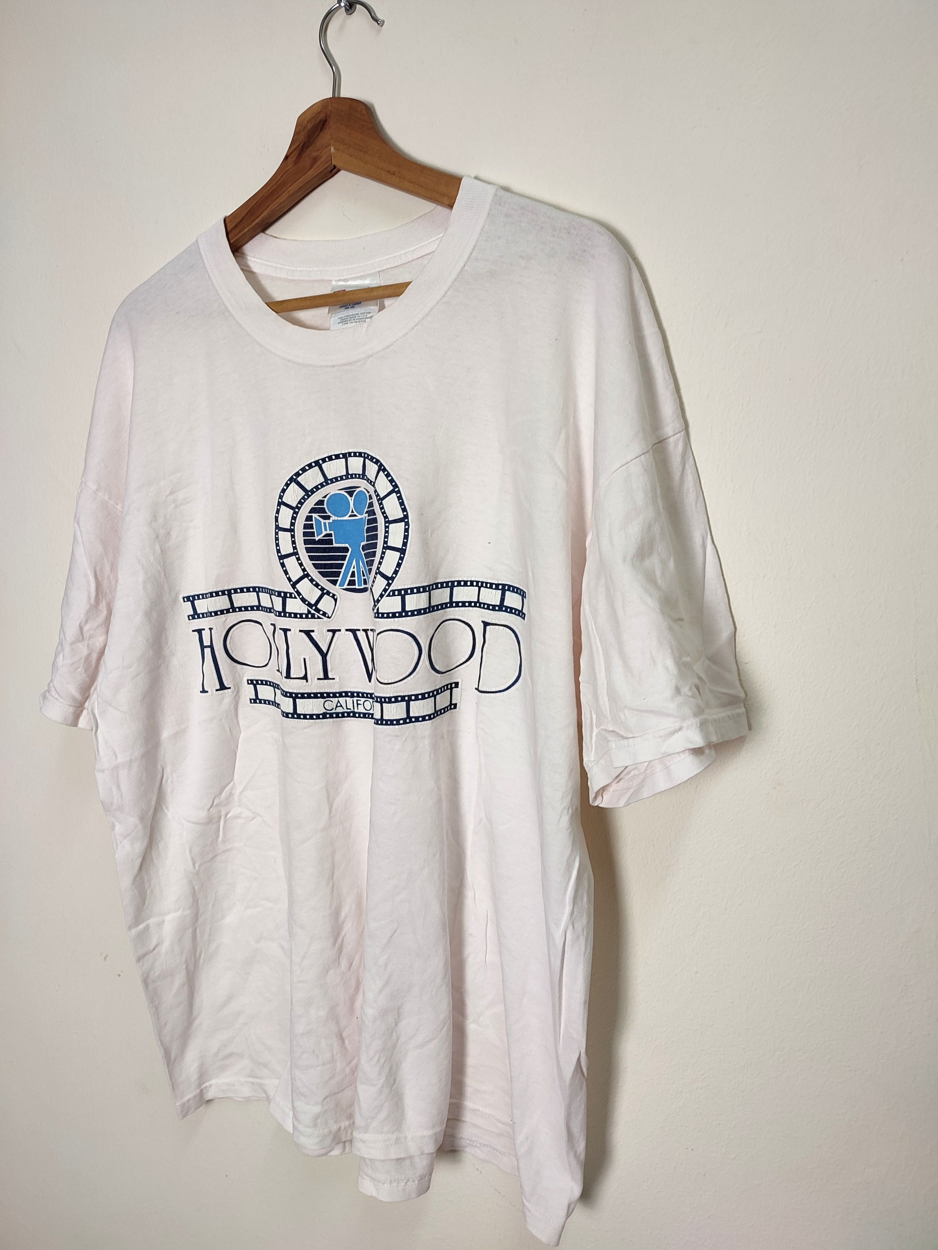 Hanes Vintage Hanes Hollywood California Size US XL / EU 56 / 4 - 4 Thumbnail