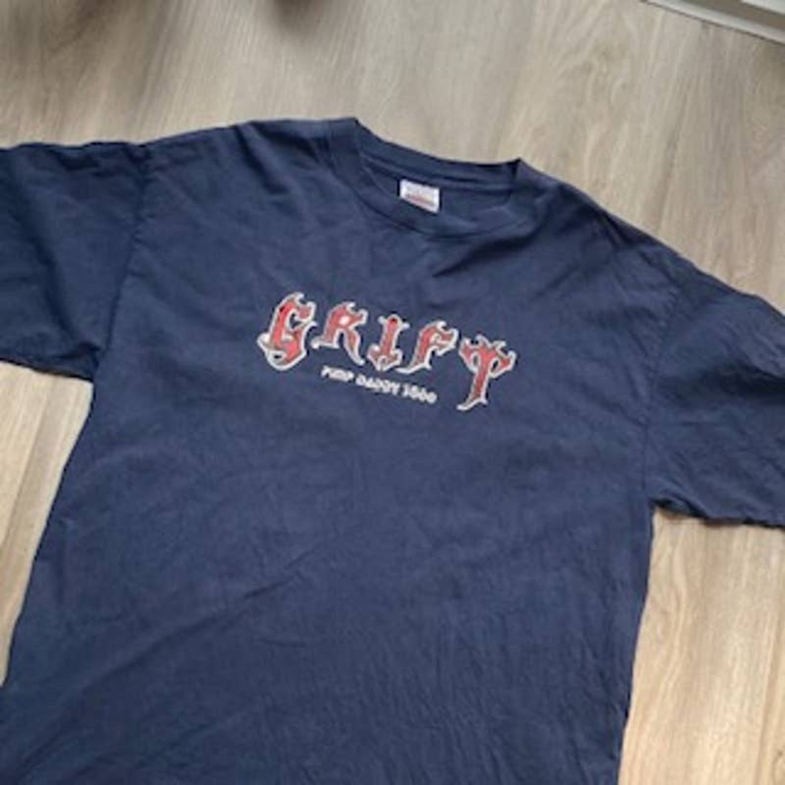 Band Tees × Vintage Vintage 1990's Grift Pimpdaddy 3000 Graphic Tshirt Navy Lrg Size US L / EU 52-54 / 3 - 2 Thumbnail