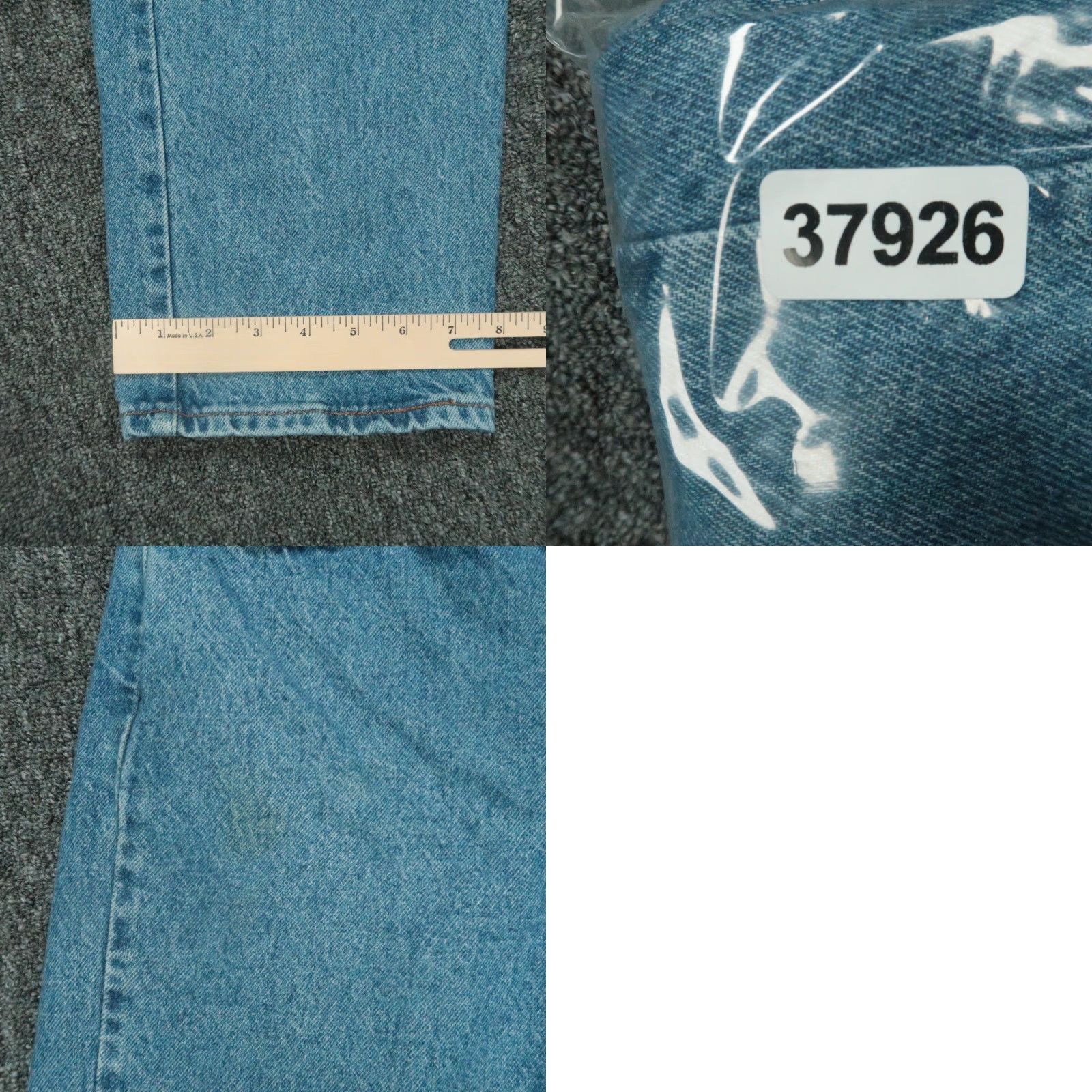 Levi's VINTAGE Levi's Jeans Mens 33x30 Blue 505 Orange Tab Straight 5 Pocket 90s Y2K Size US 33 - 8 Thumbnail