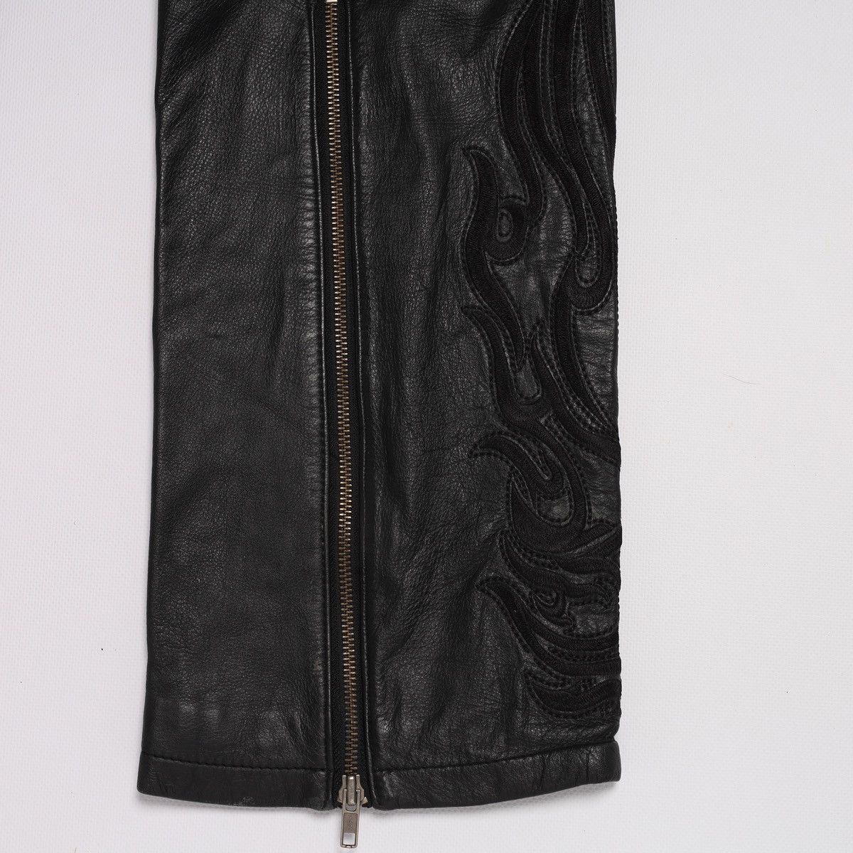 Harley Davidson Harley Davidson Motor Biker Leather Pants Black zip Size 28" / US 6 / IT 42 - 13 Thumbnail