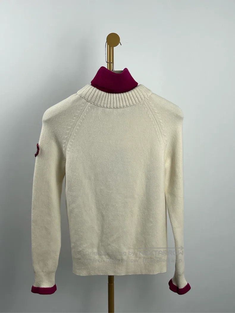 Chanel Chanel White logo letter logo cashmere high-neck sweater Size XXS / US 00 / IT 34 - 2 Thumbnail