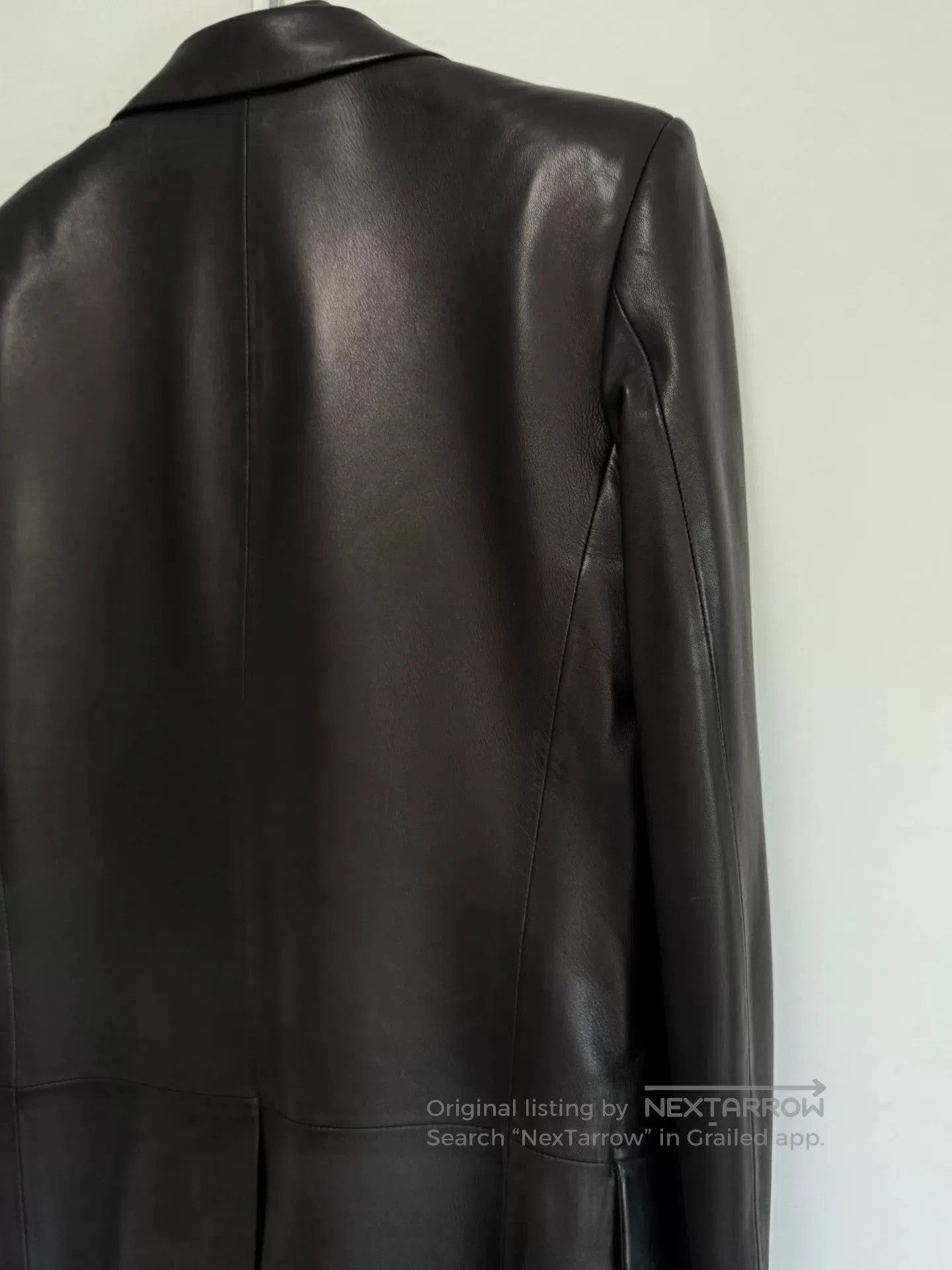 Tom Ford Gucci Leather Blazer (Tom Ford Era). Size US S / EU 44-46 / 1 - 8 Thumbnail