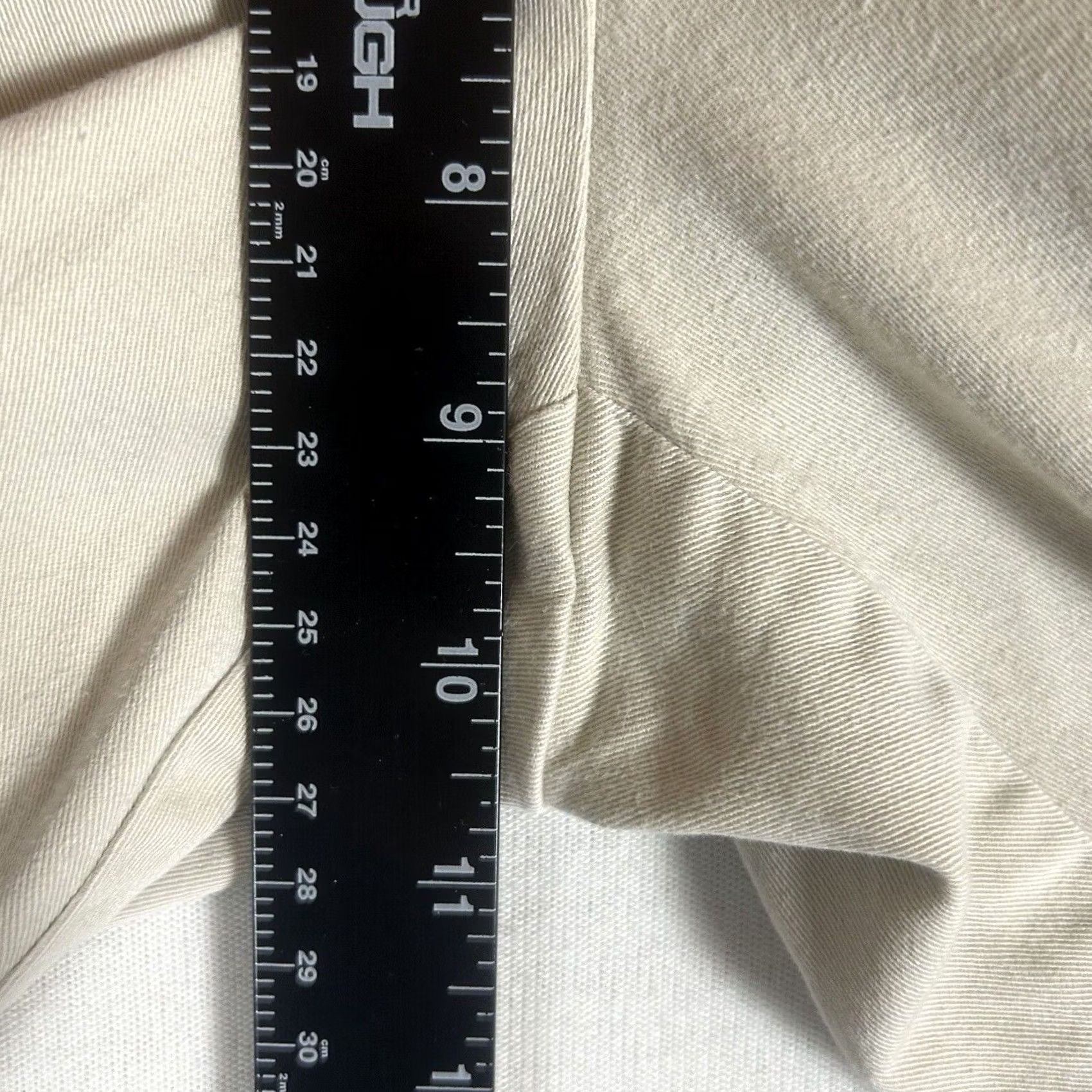 Tommy Hilfiger Tommy Hilfiger Straight Stretch Chino Pants Womens 6 White Mid Rise Casual Side Pockets Button Zip Slim/Regular Size 28" / US 6 / IT 42 - 6 Thumbnail