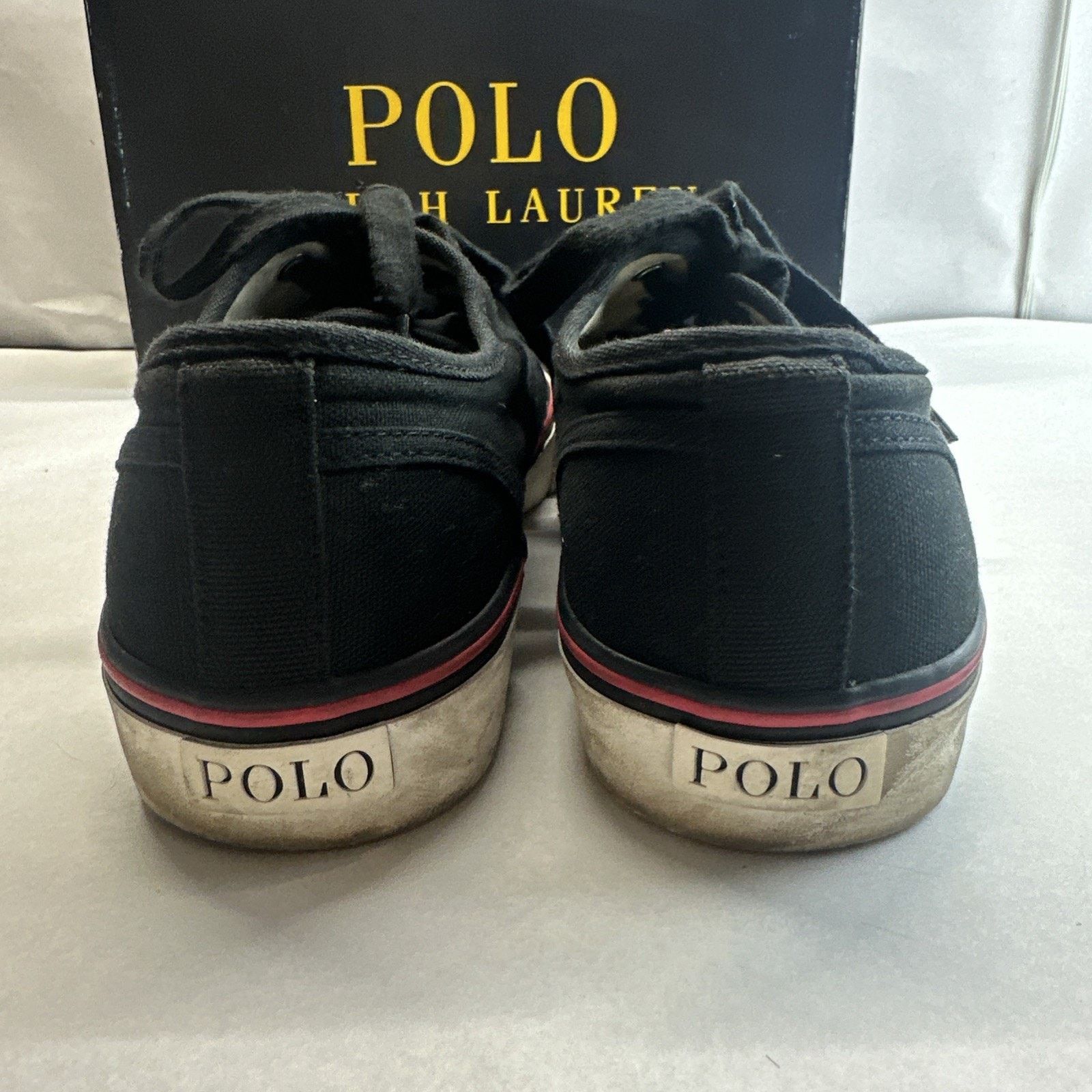 Polo Ralph Lauren POLO RALPH LAUREN MORRAY-SK-VLC BLACK SIZE 10.5 D no box Size US 10.5 / EU 43-44 - 6 Thumbnail