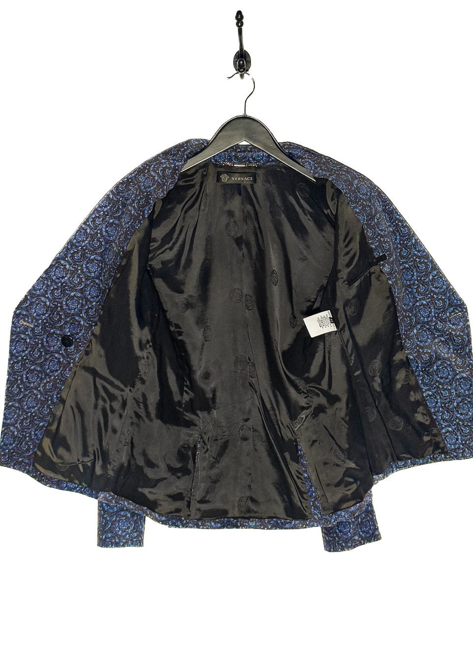 Versace Versace Floral Velvet Double-Breasted Medusa Buttons Blazer Size S / US 4 / IT 40 - 7 Thumbnail