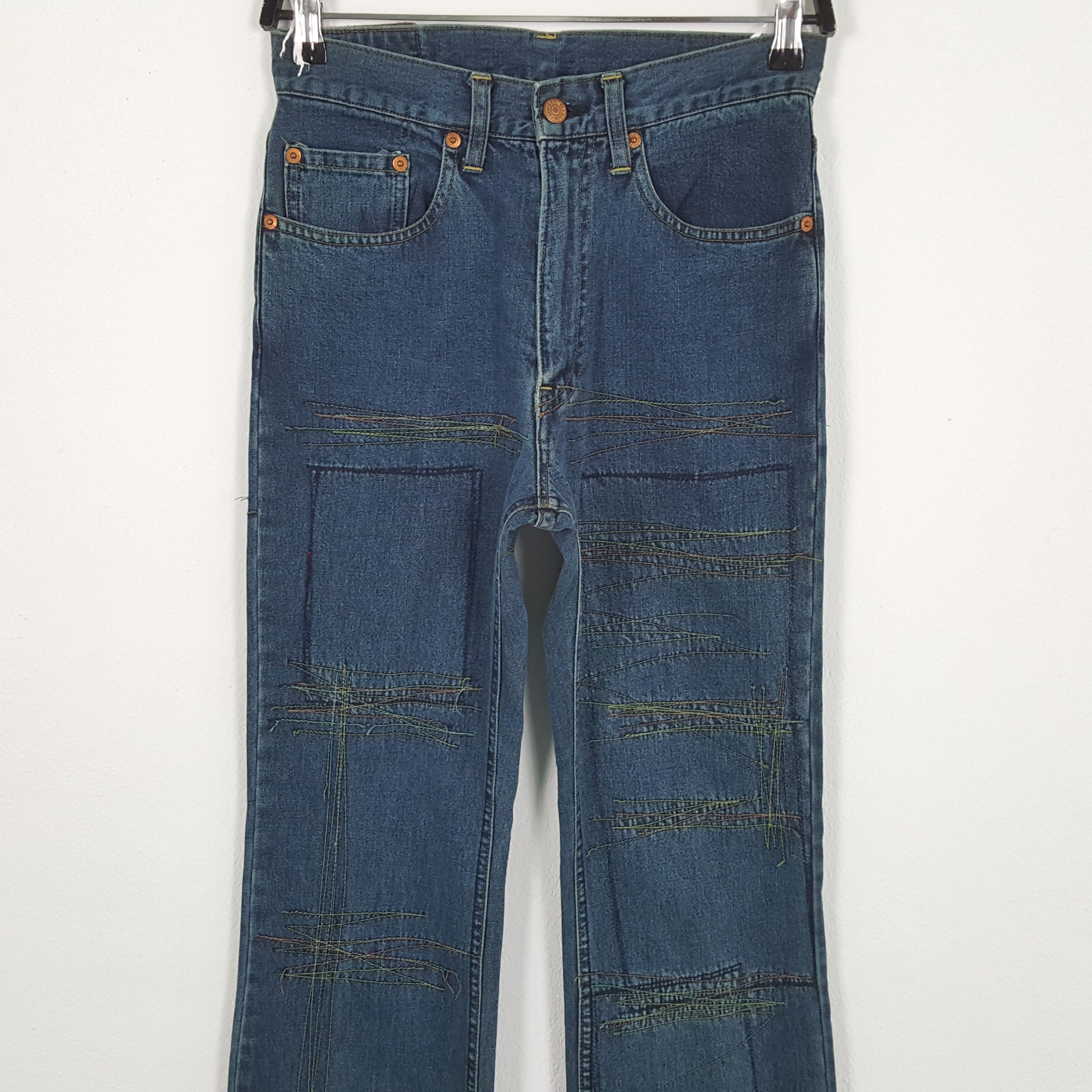Hysteric Glamour × Japanese Brand × Vintage HYSTERIC GLAMOUR Rare Design Fashion Style Jeans Size US 27 - 2 Thumbnail